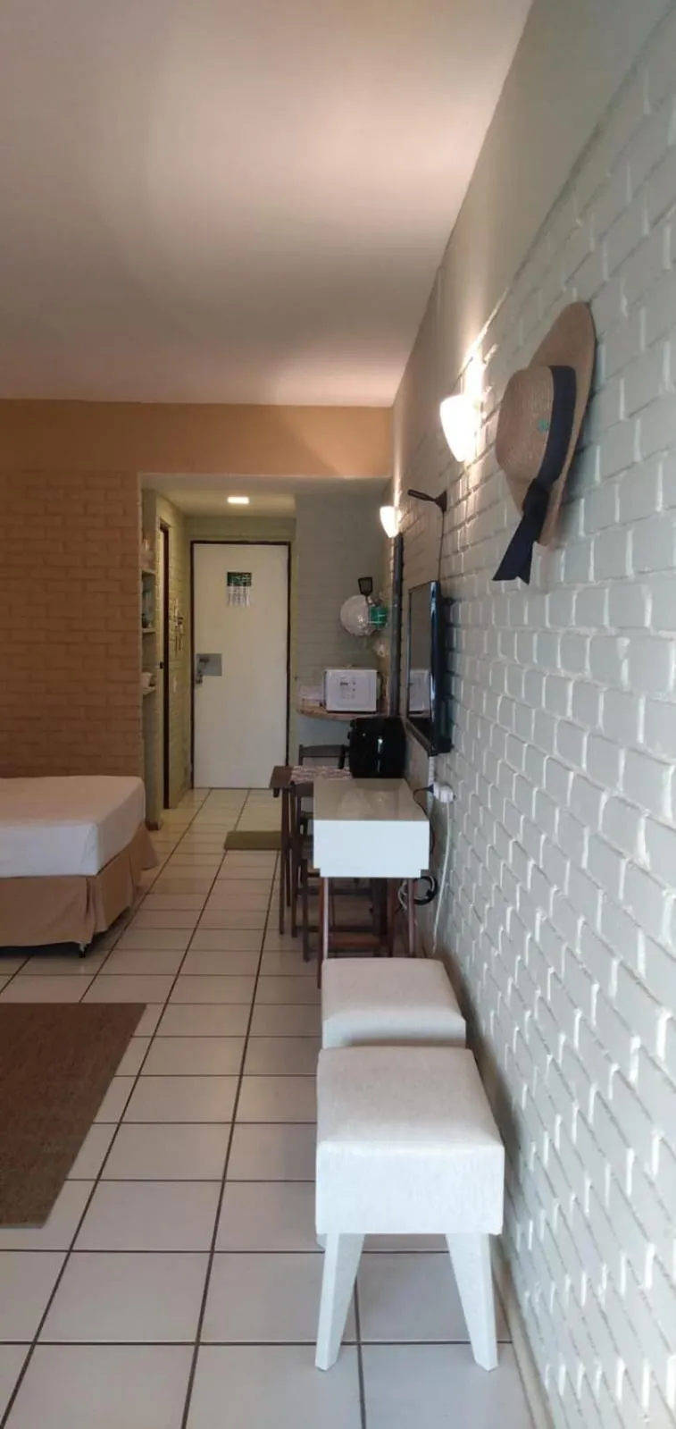 Bed in Angra dos Reis Flat Suíte no Portogalo