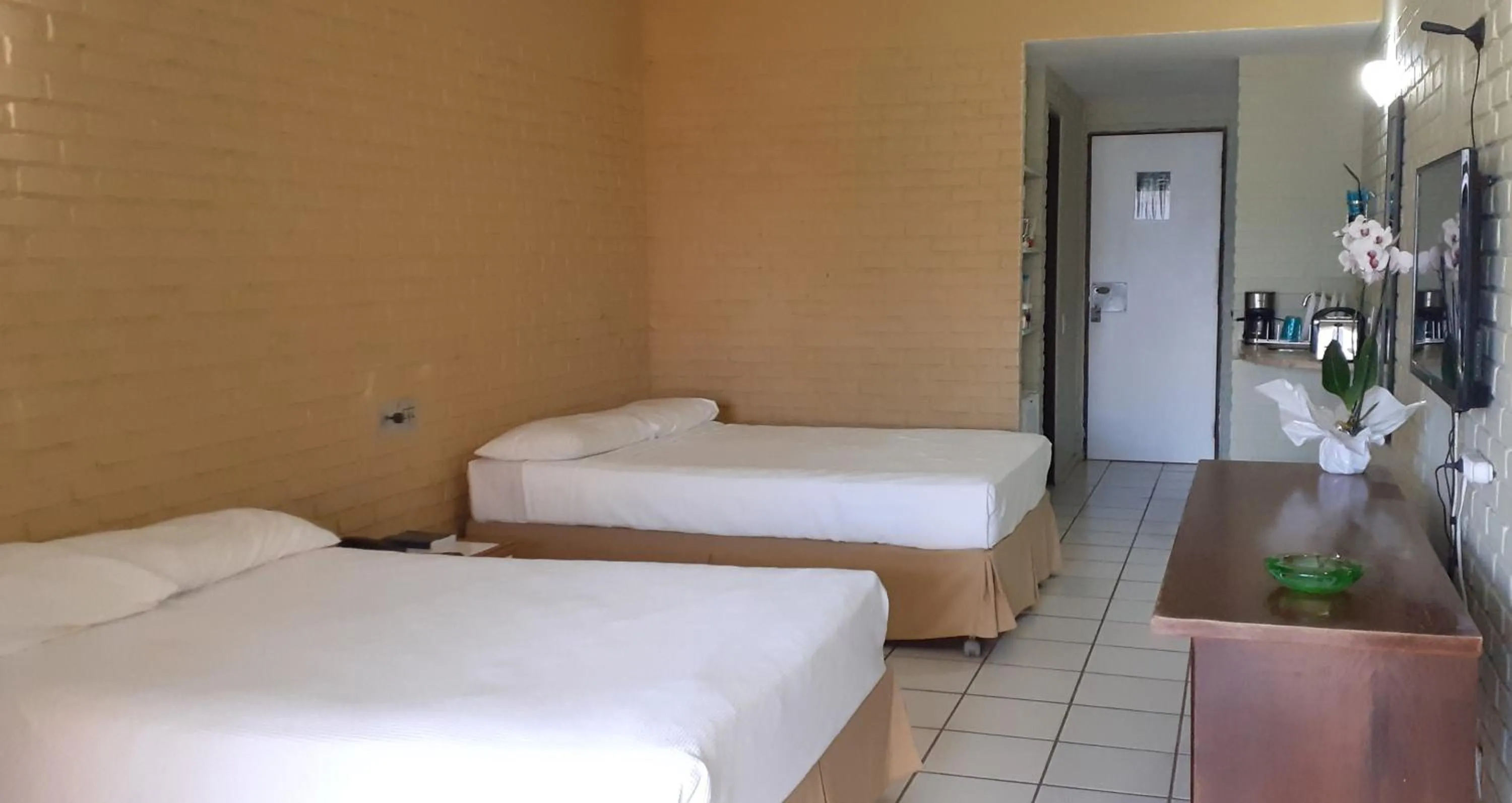 Bed in Angra dos Reis Flat Suíte no Portogalo