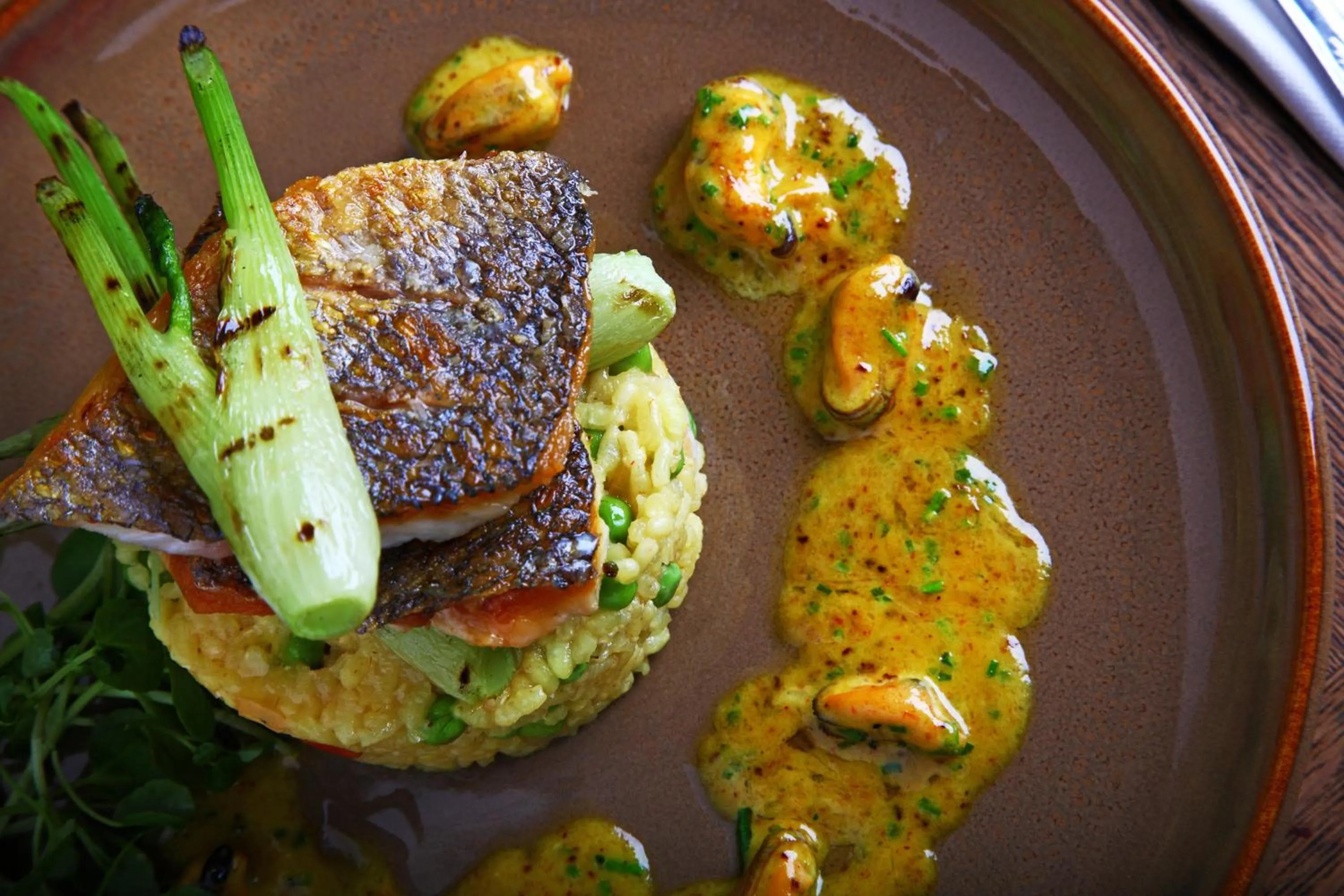 Dinner in The Plough Inn