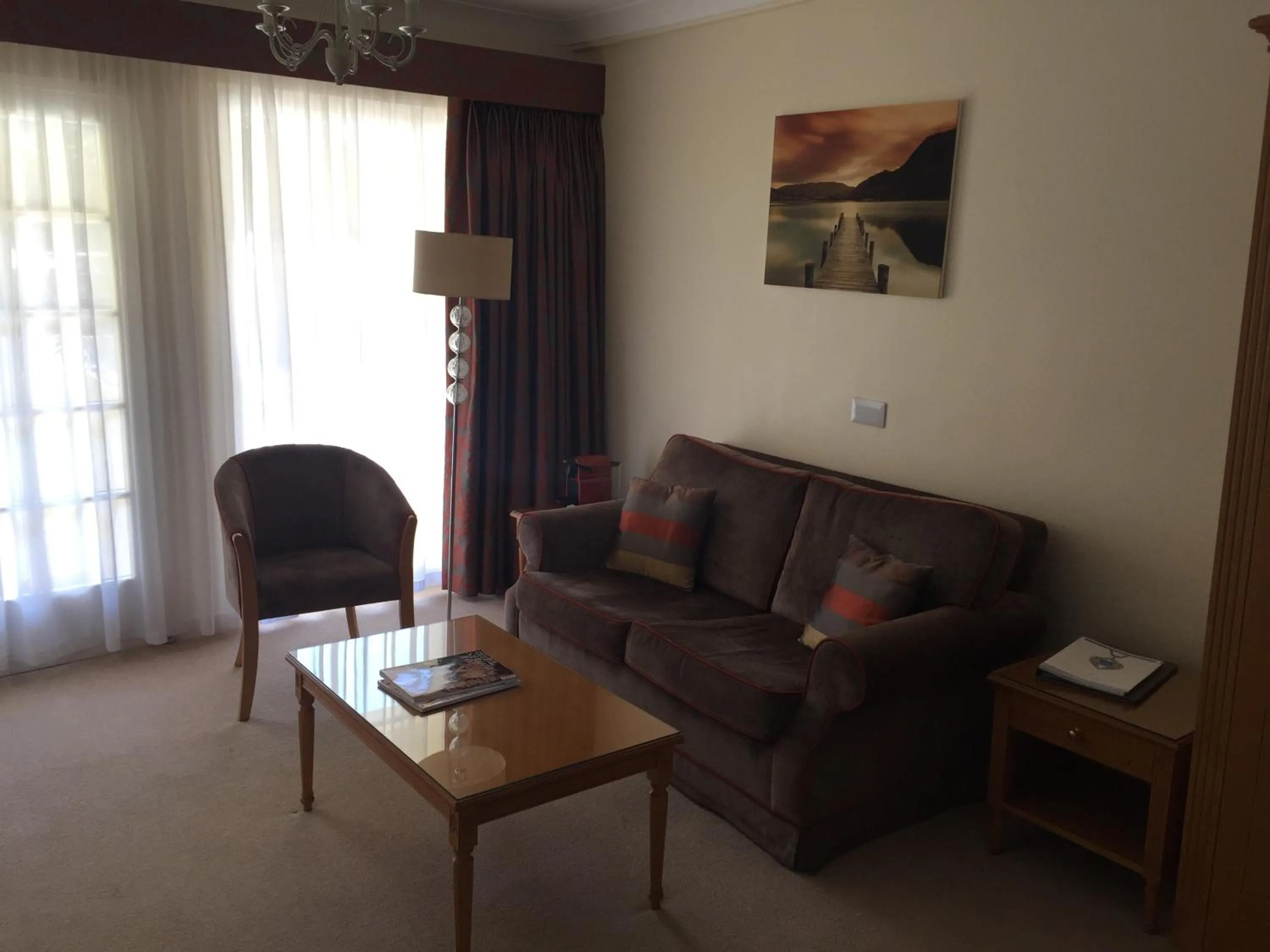 Seating area in Best Western Hotel de Havelet