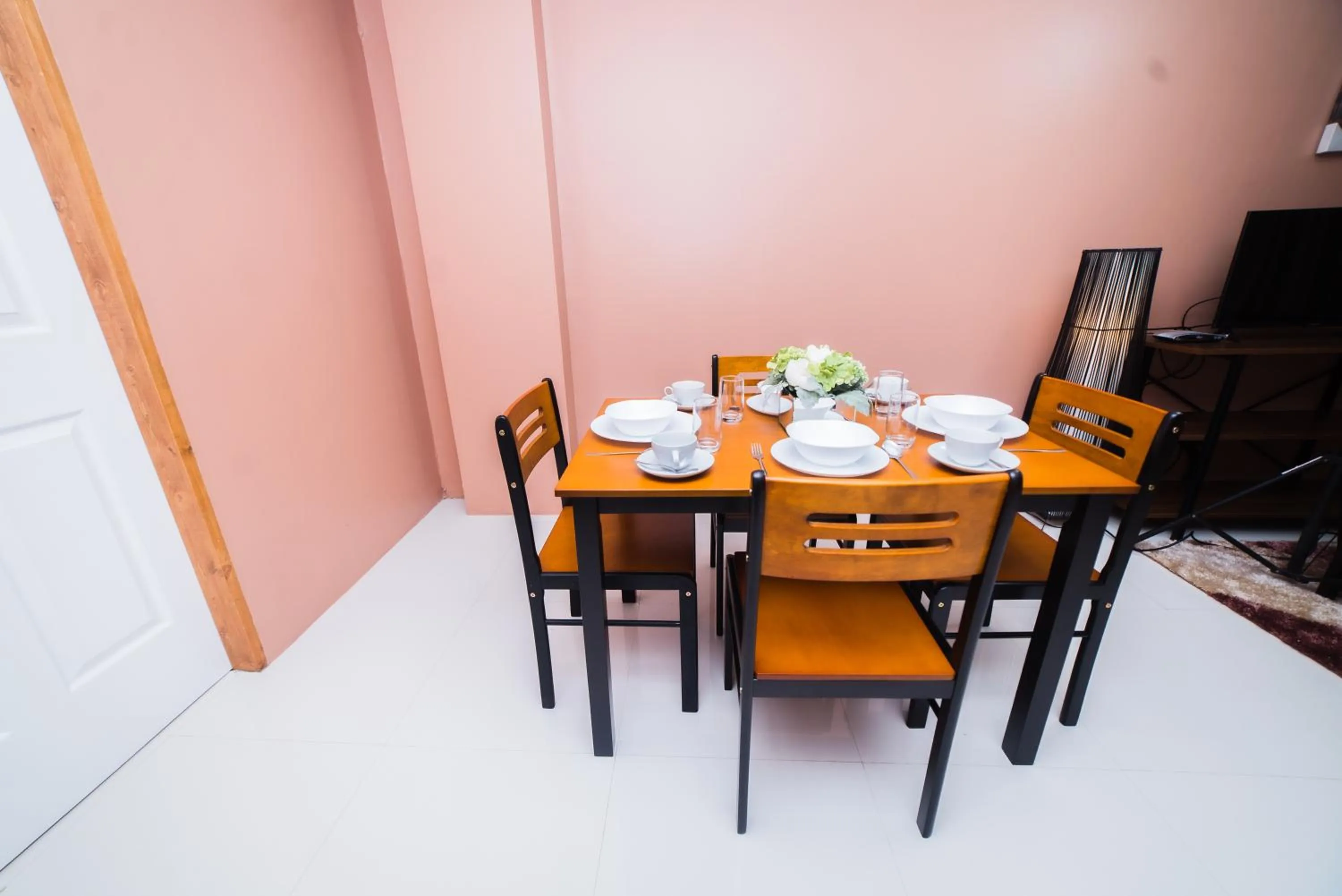 Dining area in JSB Suites