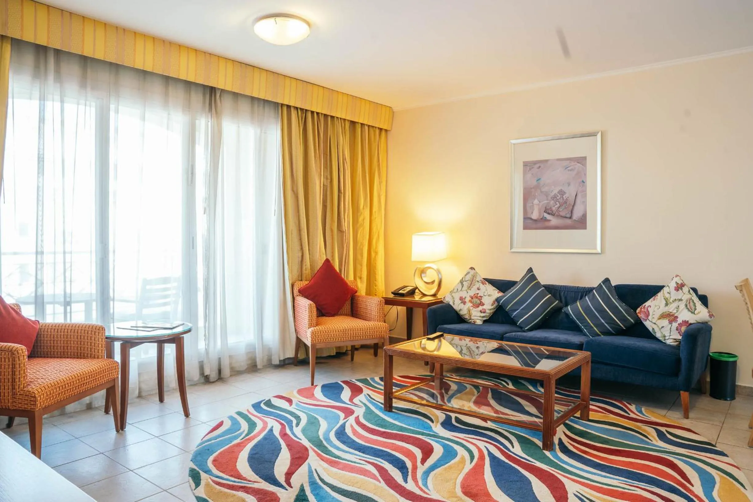 Living room, Seating Area in Copthorne Lakeview Executive Apartments Dubai, Green Community