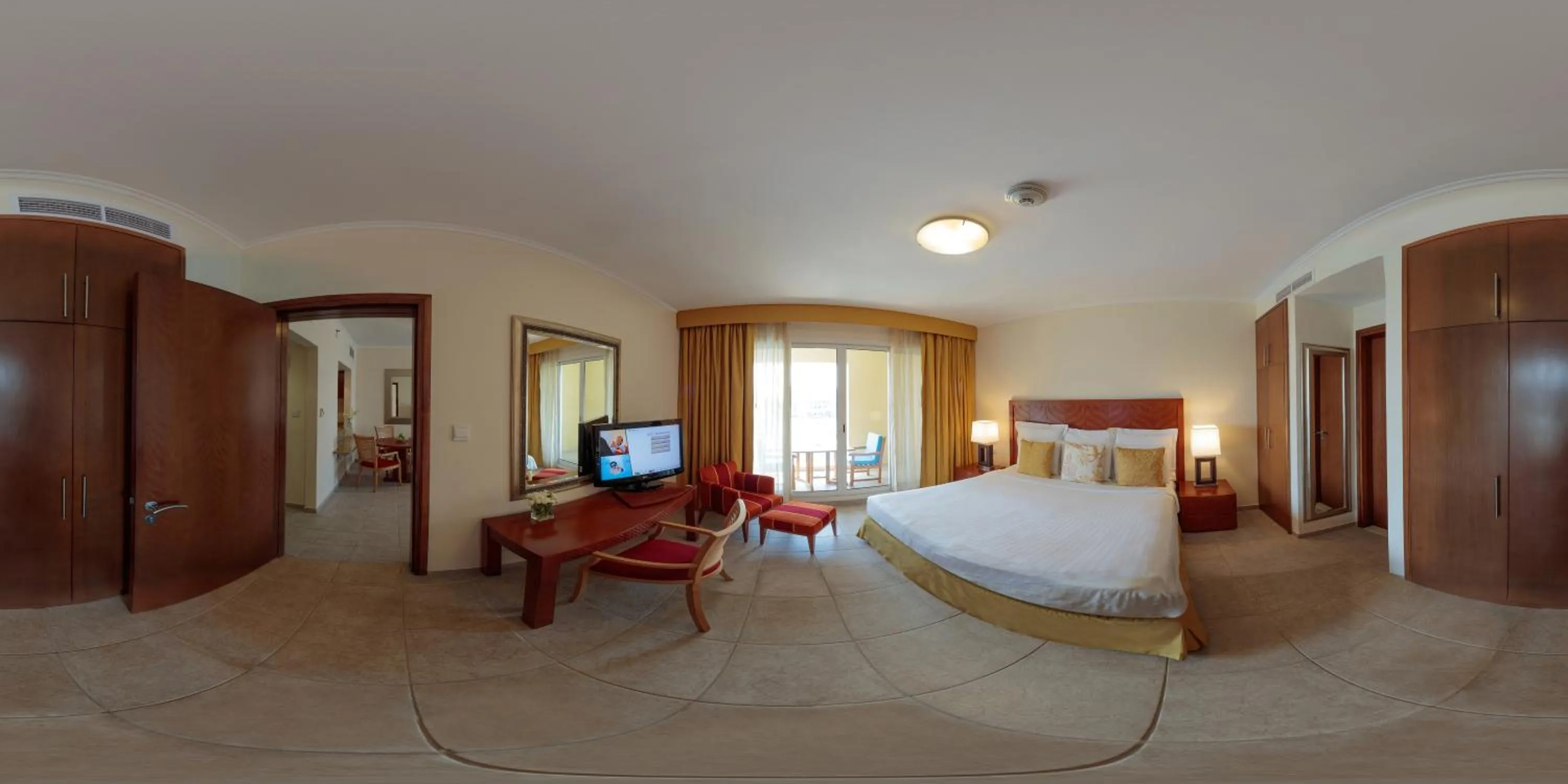Bedroom in Copthorne Lakeview Executive Apartments Dubai, Green Community