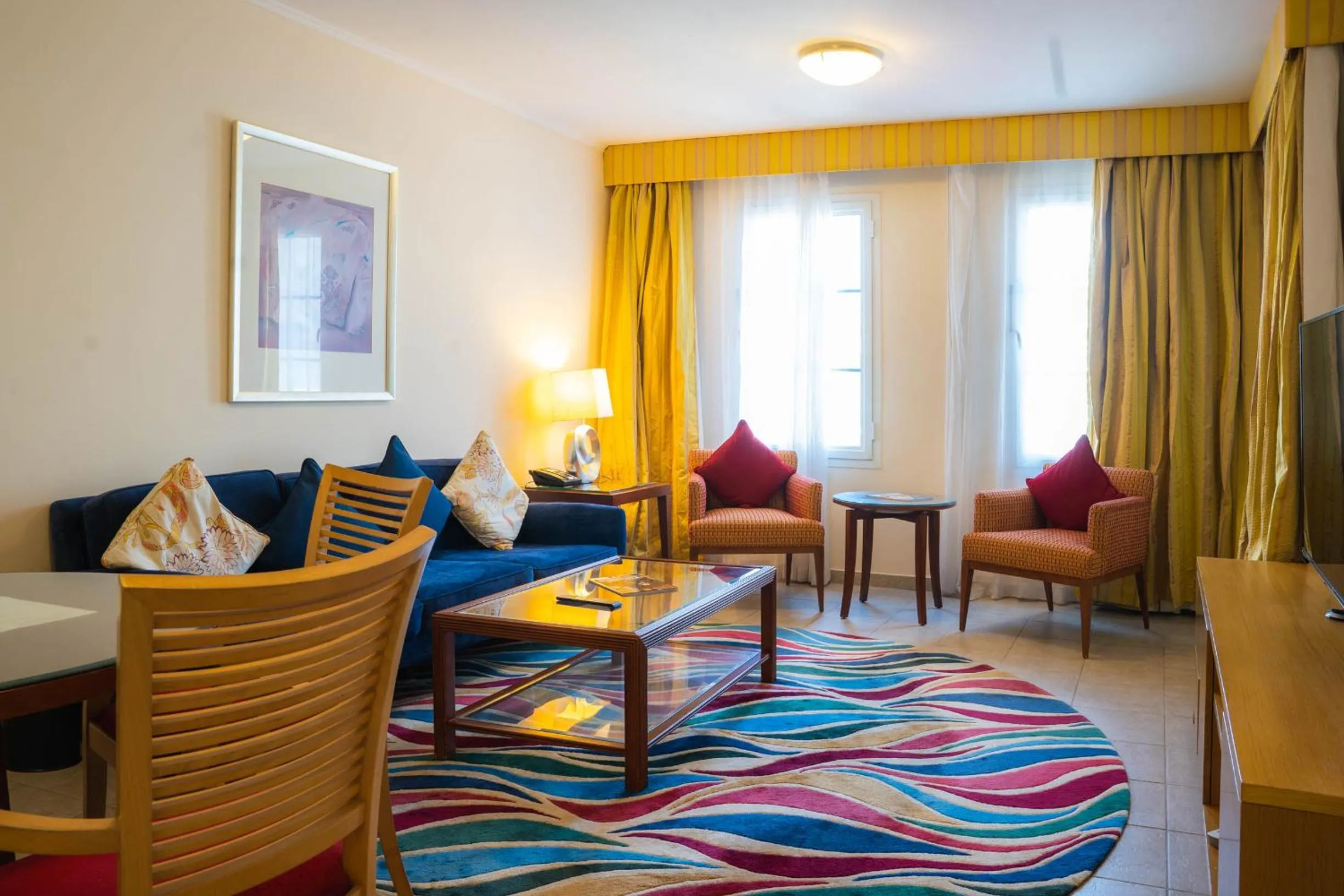 Living room, Seating Area in Copthorne Lakeview Executive Apartments Dubai, Green Community