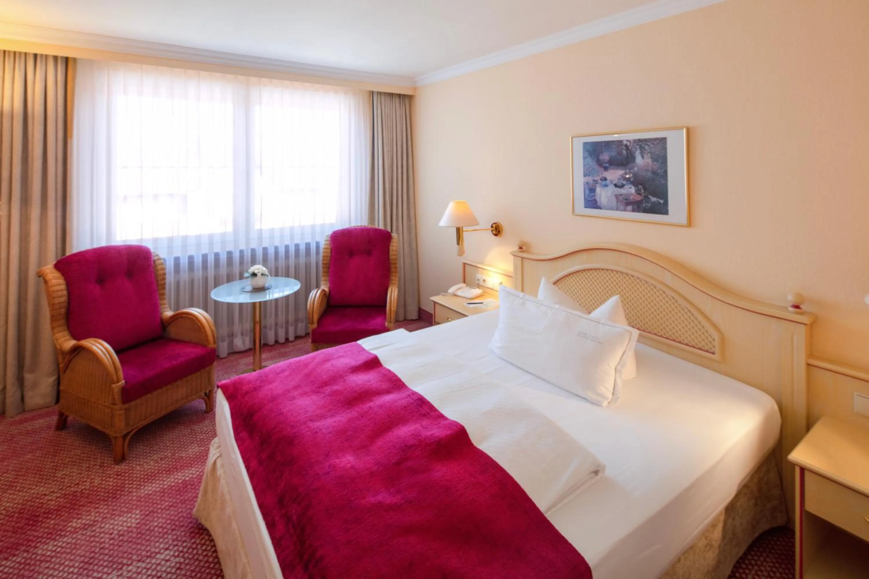 Bed in Hotel Braunschweiger Hof