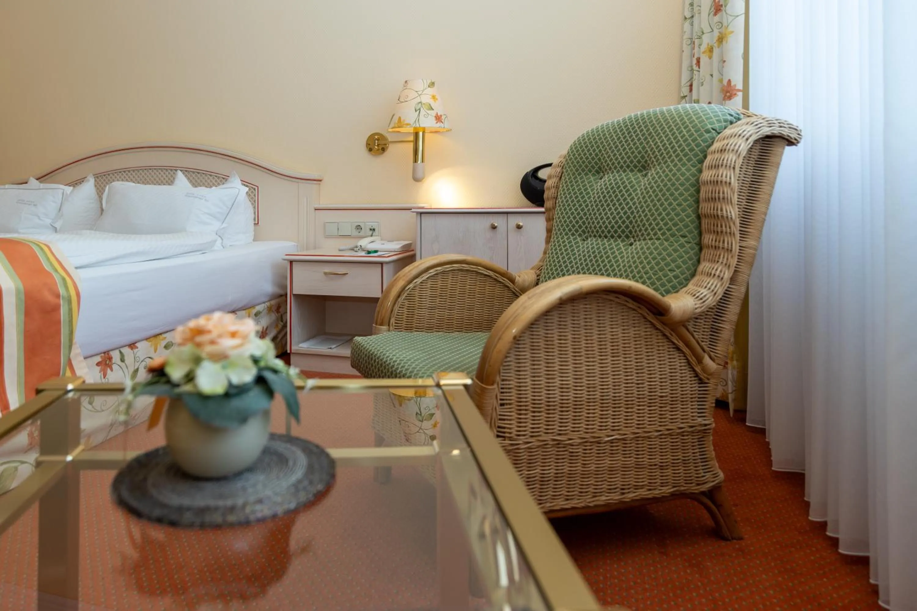 Bed in Hotel Braunschweiger Hof