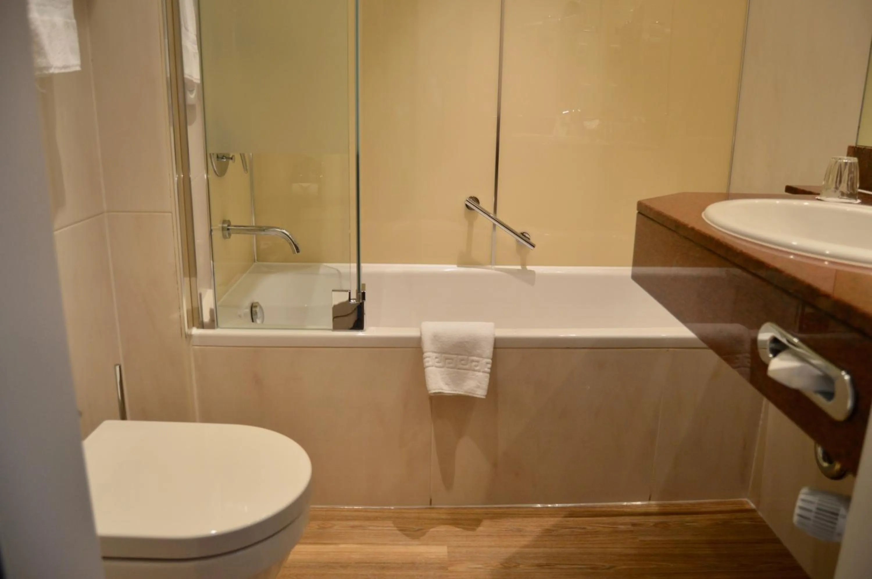 Toilet in Hotel Braunschweiger Hof