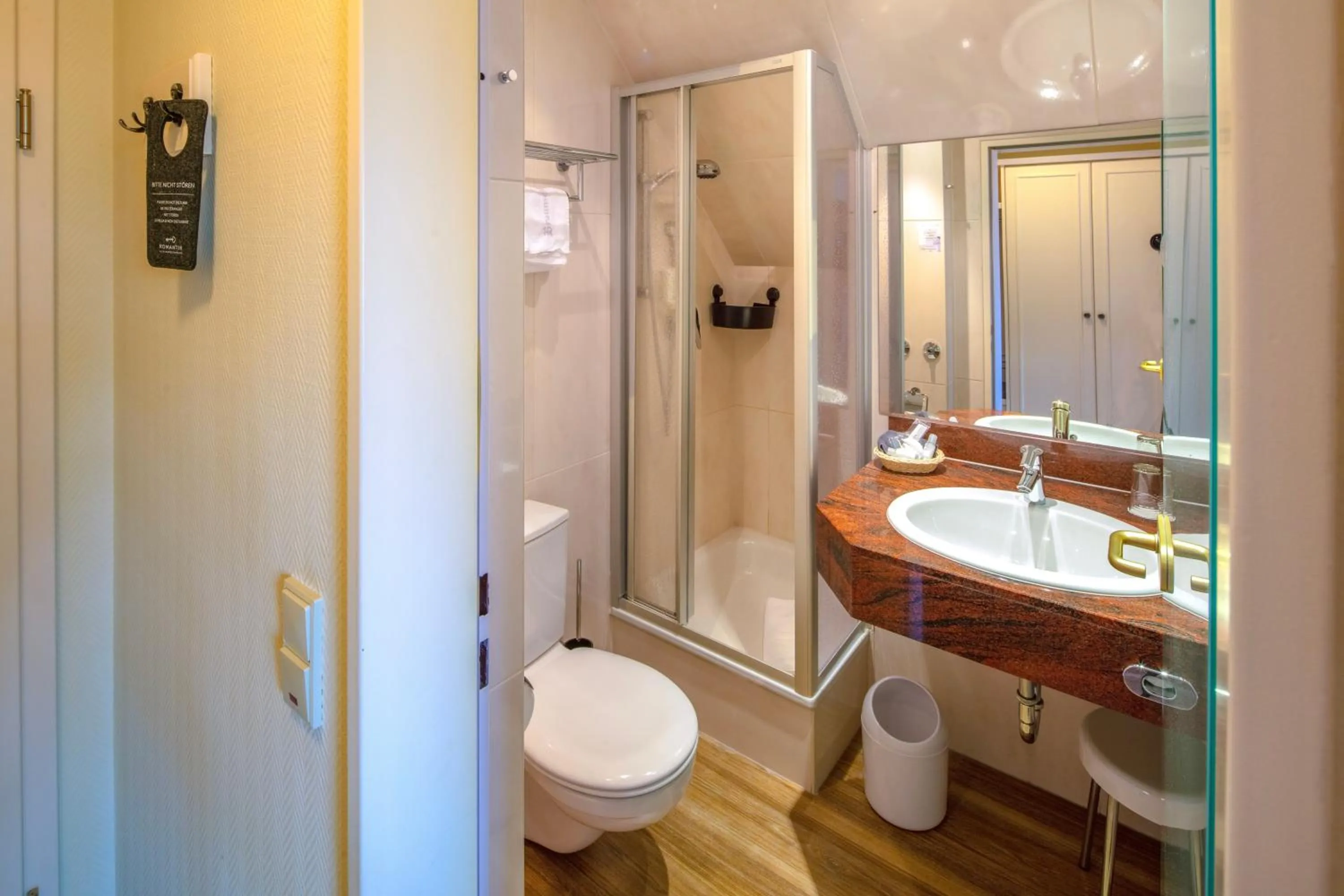 Shower in Hotel Braunschweiger Hof