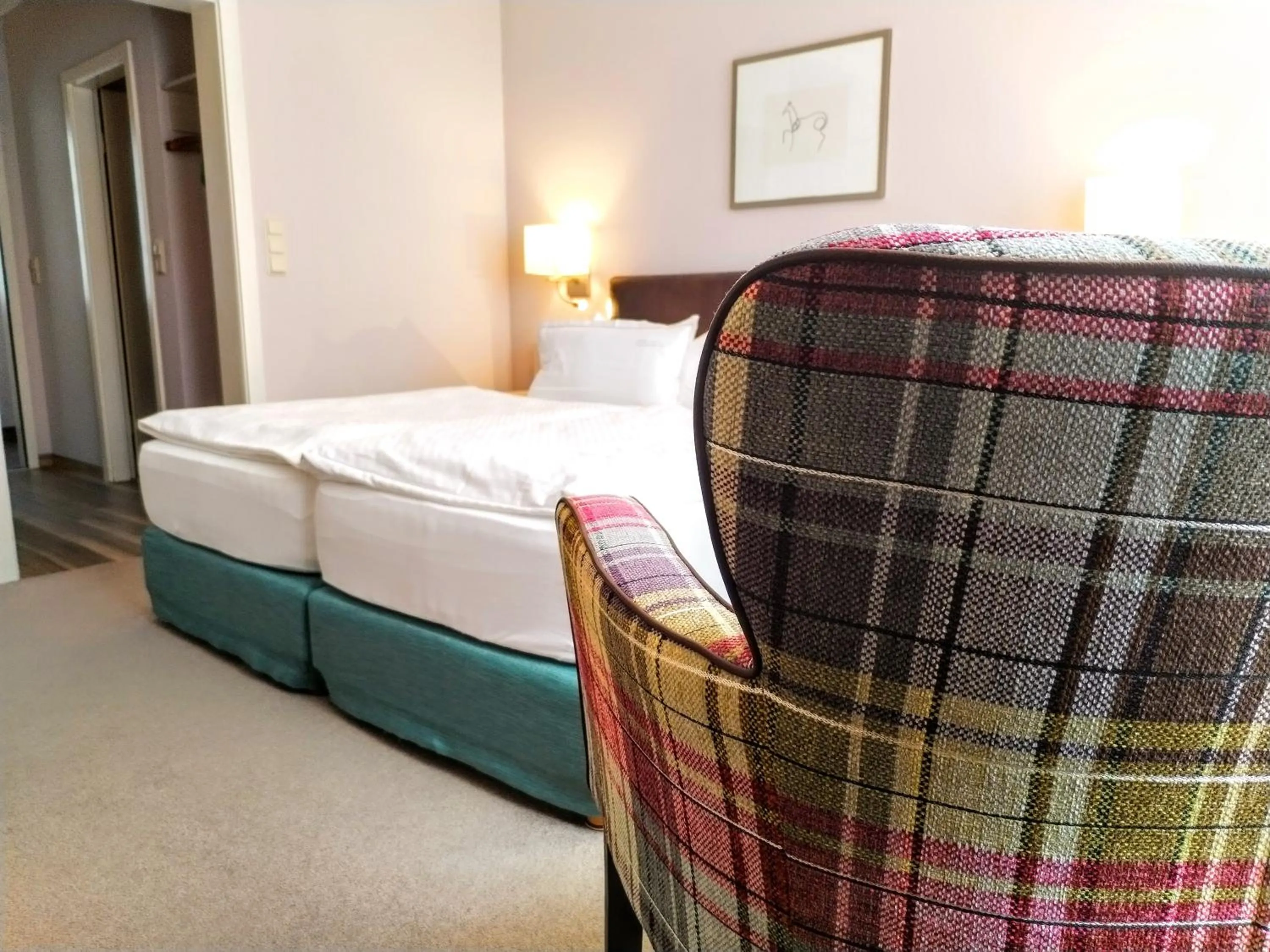 Bed in Hotel Braunschweiger Hof