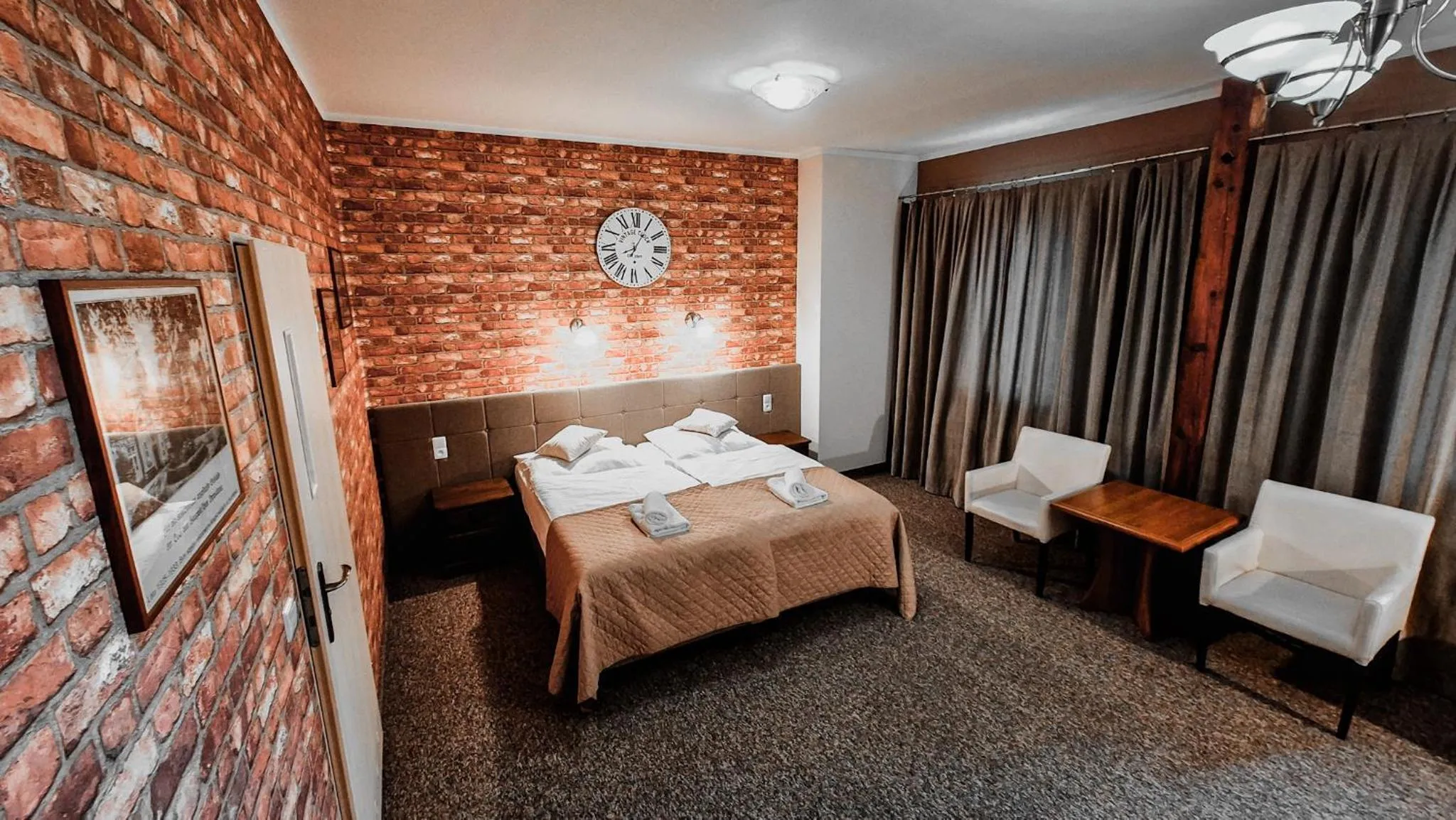 Bed in Hotel Zamkowy Młyn