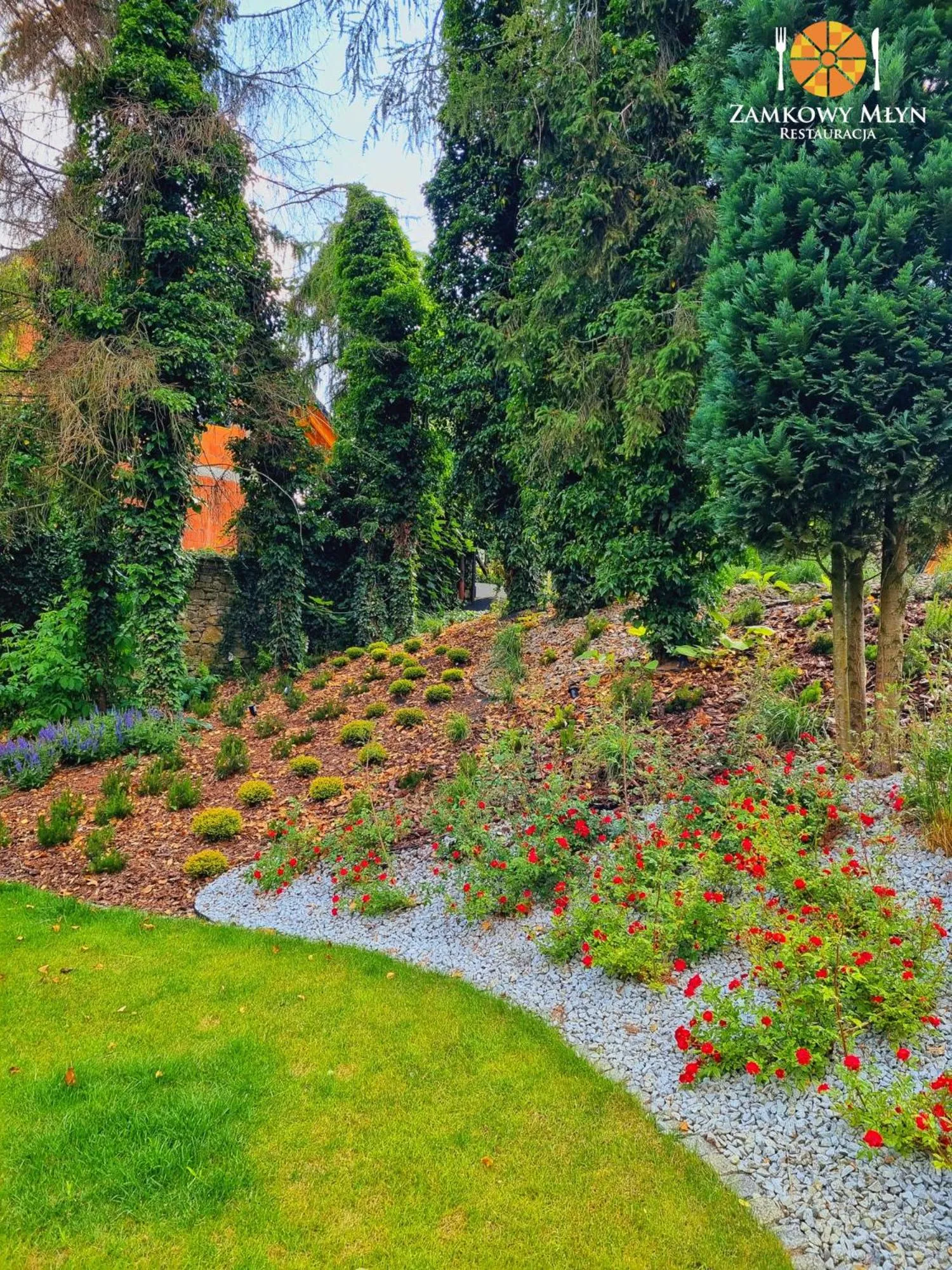 Garden in Hotel Zamkowy Młyn