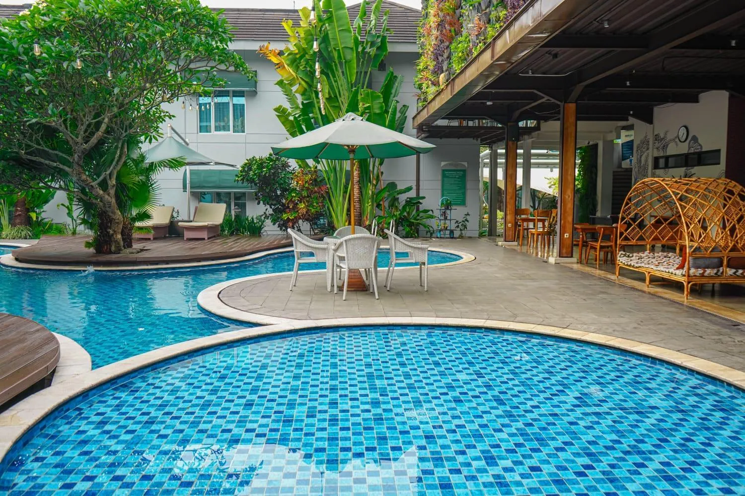 Swimming pool in Patra Bandung Hotel