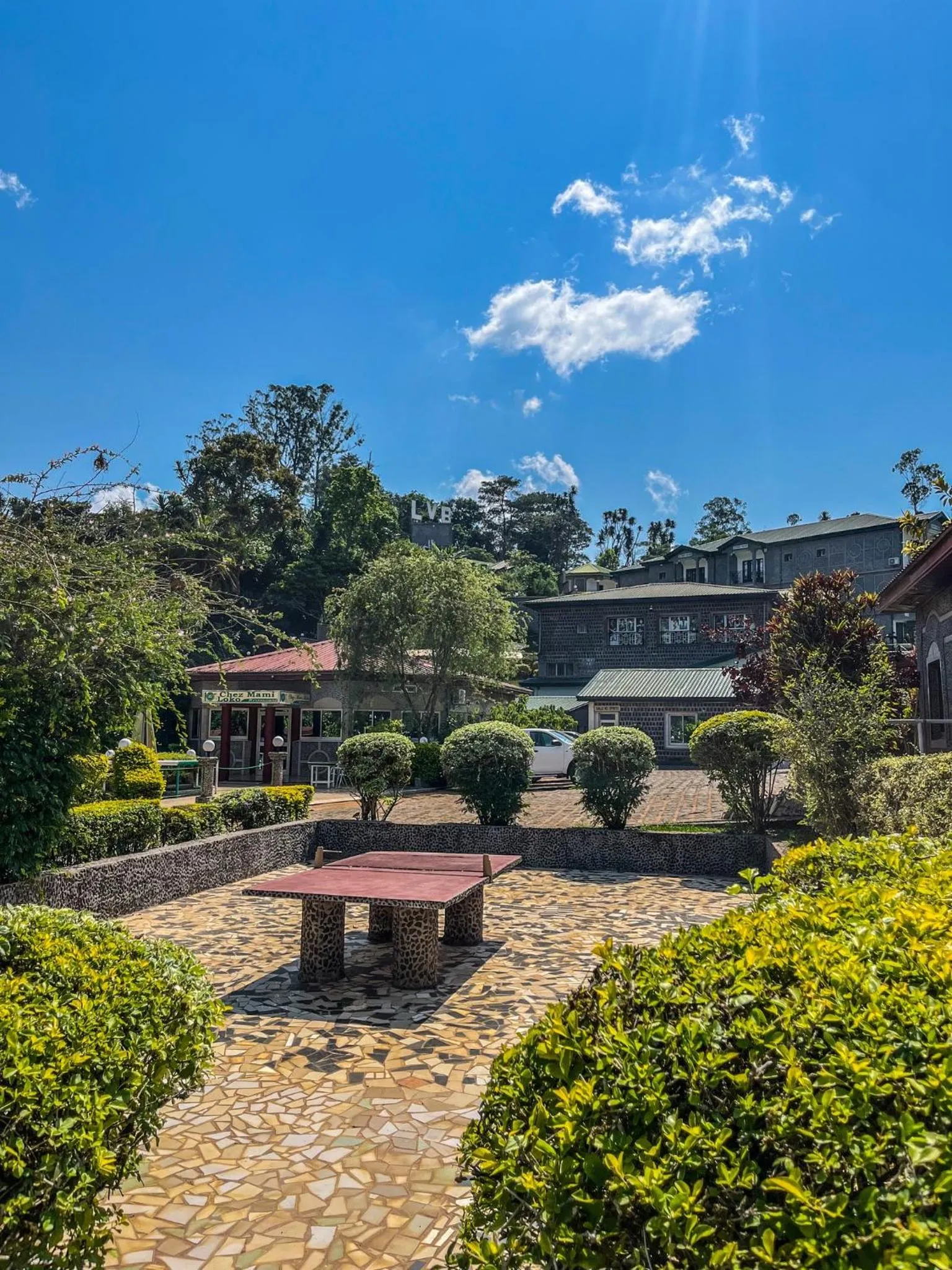 Table tennis in La Vallée de Bana