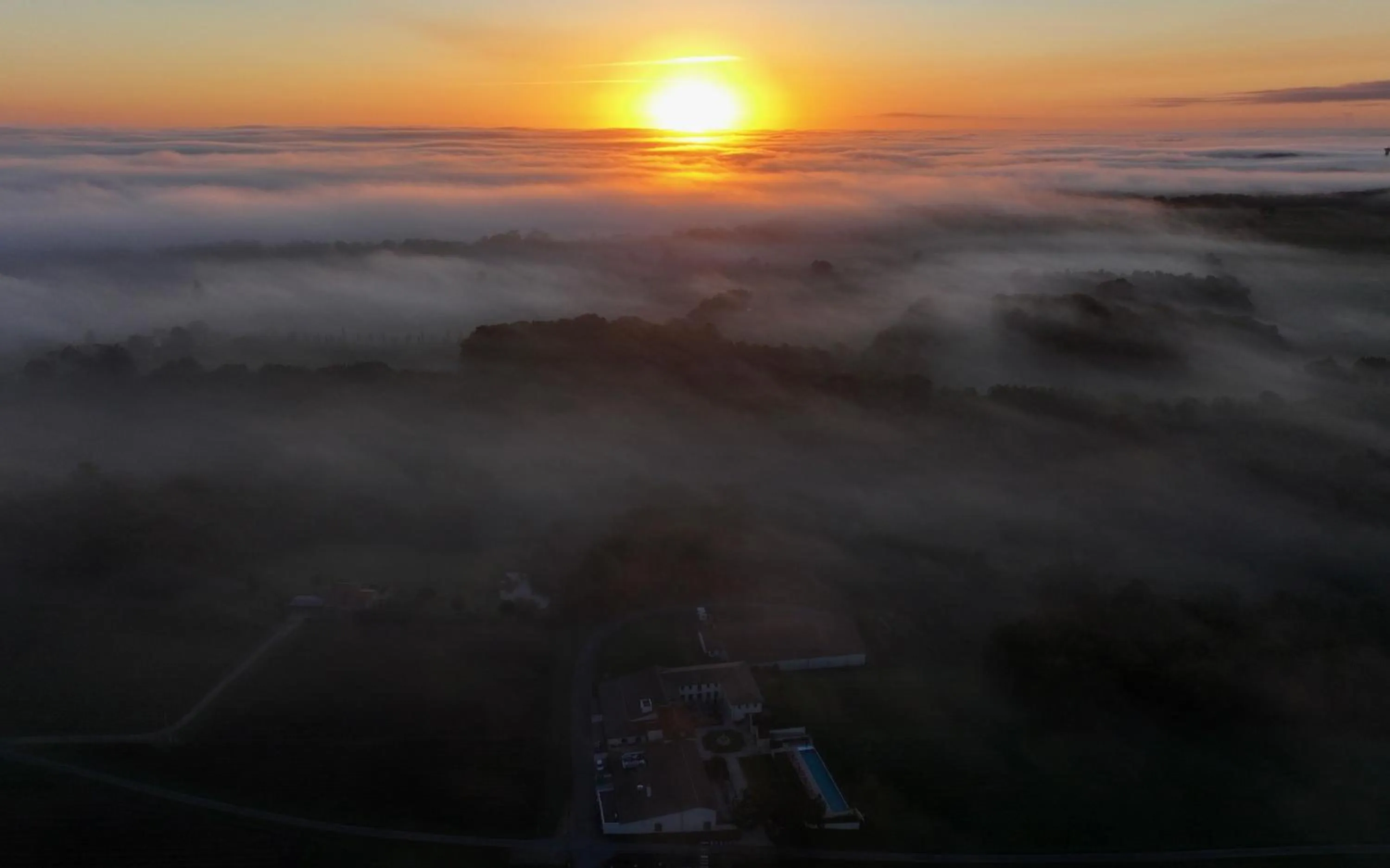 Bird's eye view in Château Fage La Maison des Vignes - Saint-Émilion