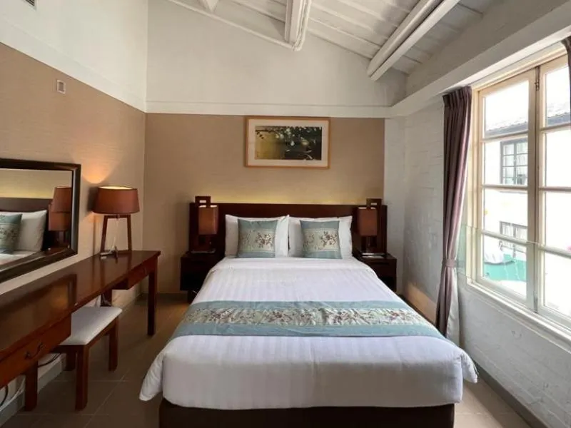 Bed in Heritage Lodge