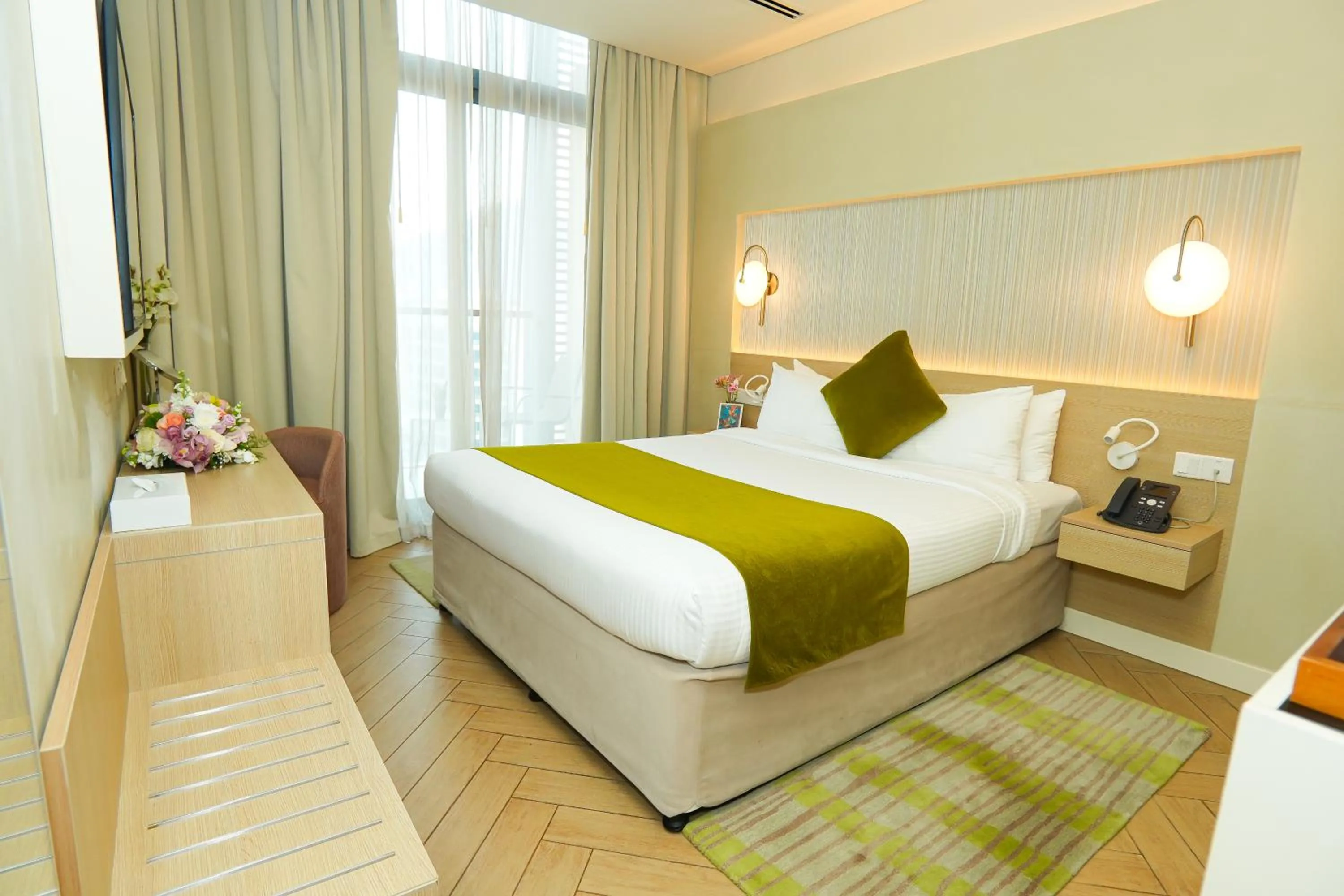 Bed in Pavilion Hotel Al Jaddaf - Former Citadines Culture Village