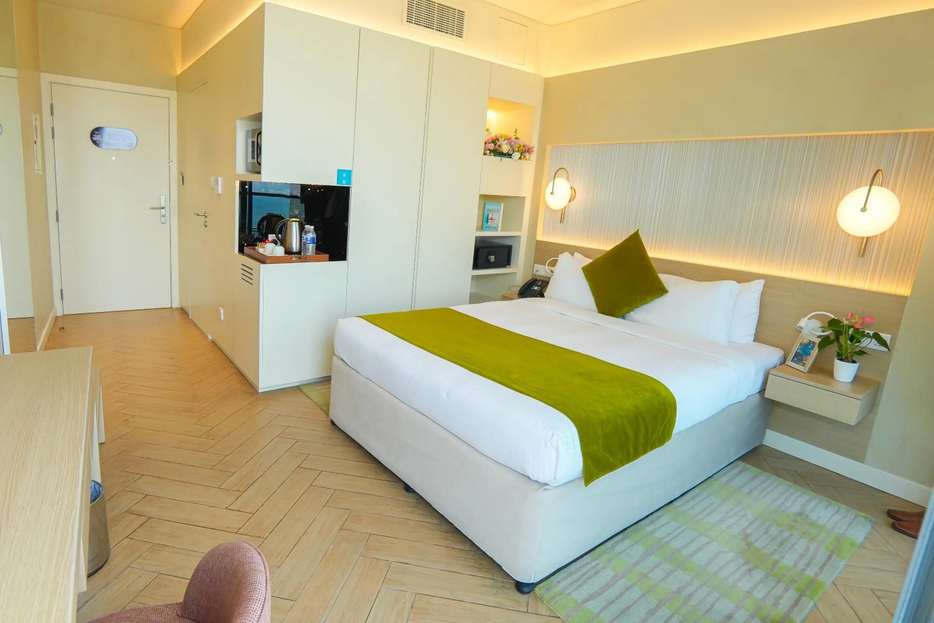 Bed in Pavilion Hotel Al Jaddaf - Former Citadines Culture Village