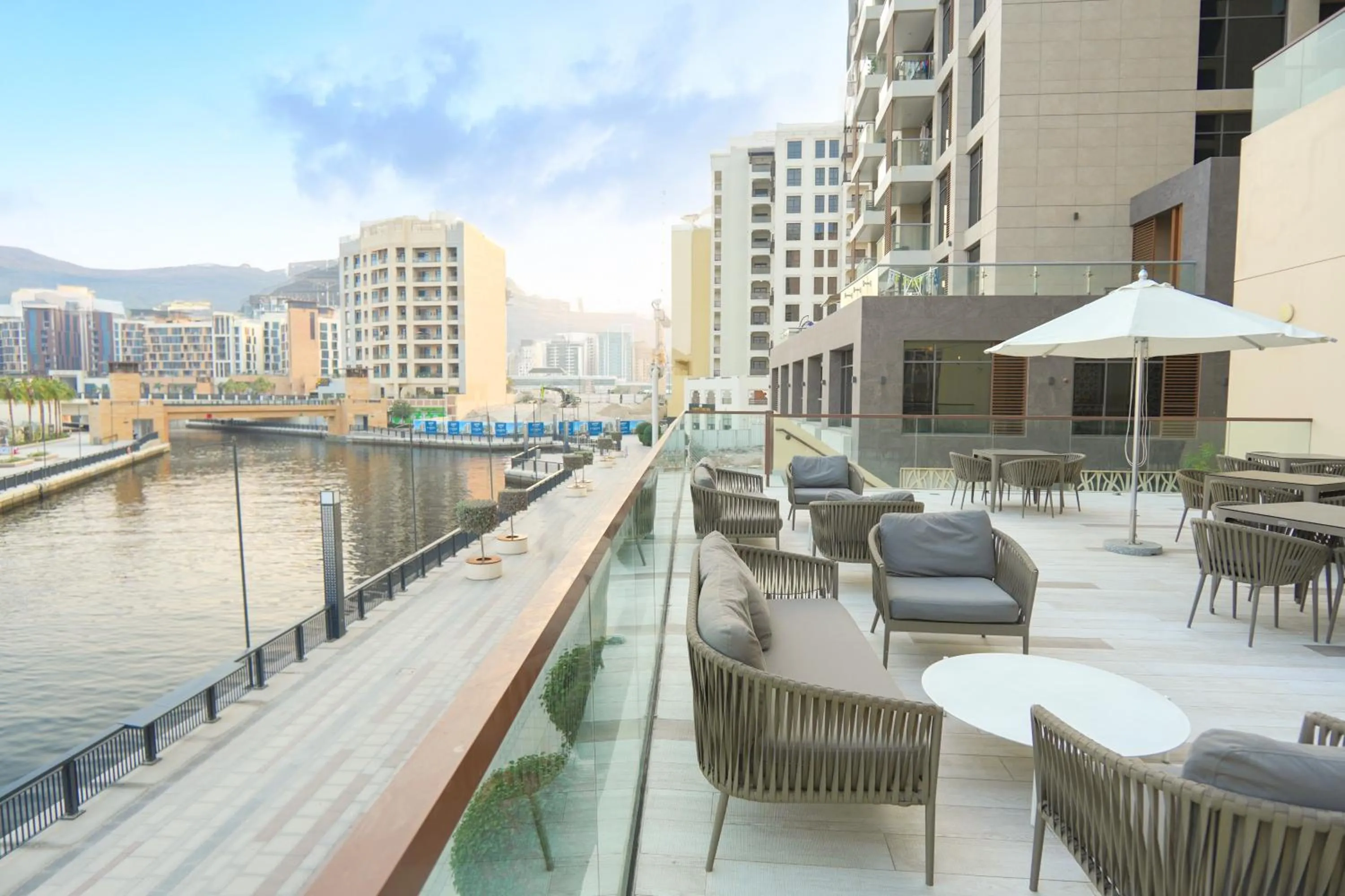 Balcony/Terrace in Pavilion Hotel Al Jaddaf - Former Citadines Culture Village