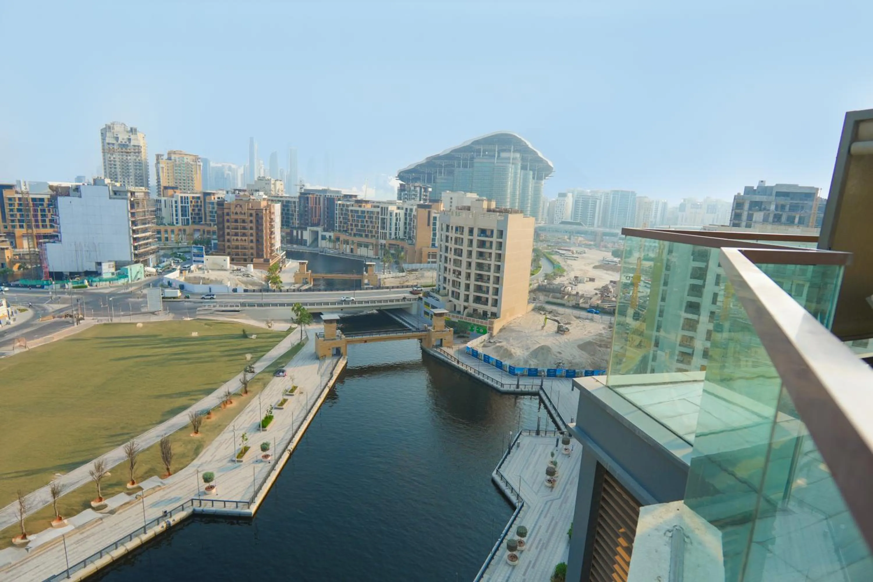 River view in Pavilion Hotel Al Jaddaf - Former Citadines Culture Village