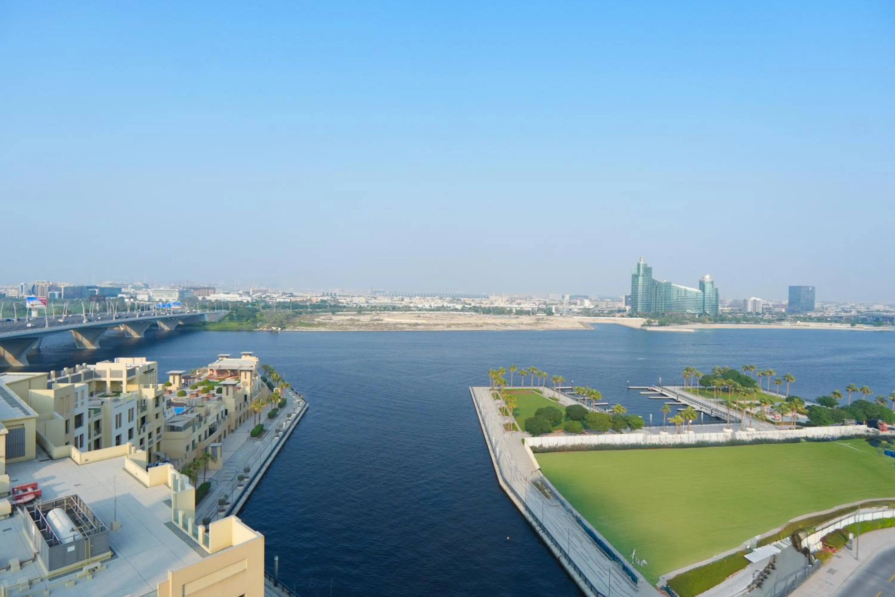 River view in Pavilion Hotel Al Jaddaf - Former Citadines Culture Village