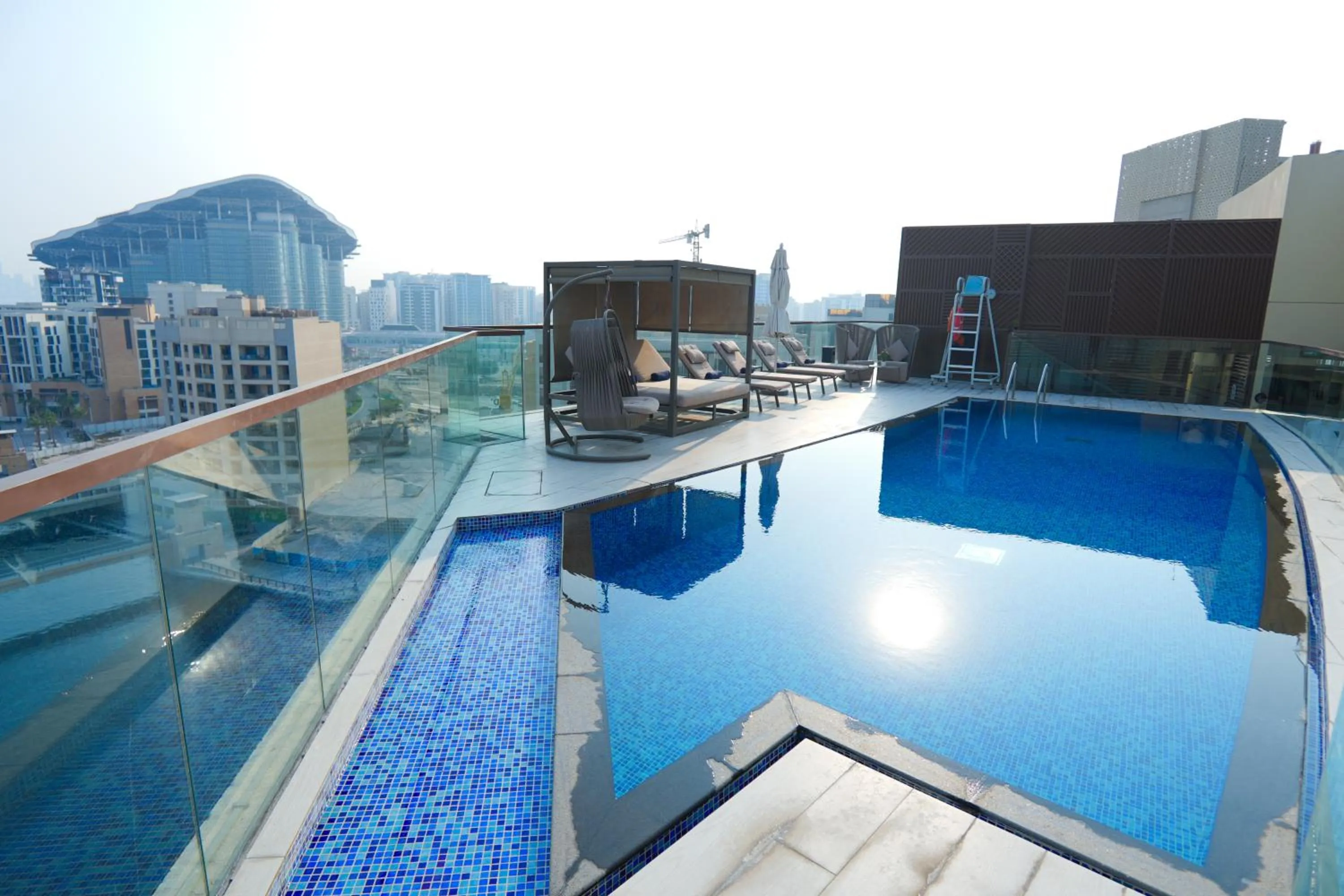 Pool view in Pavilion Hotel Al Jaddaf - Former Citadines Culture Village