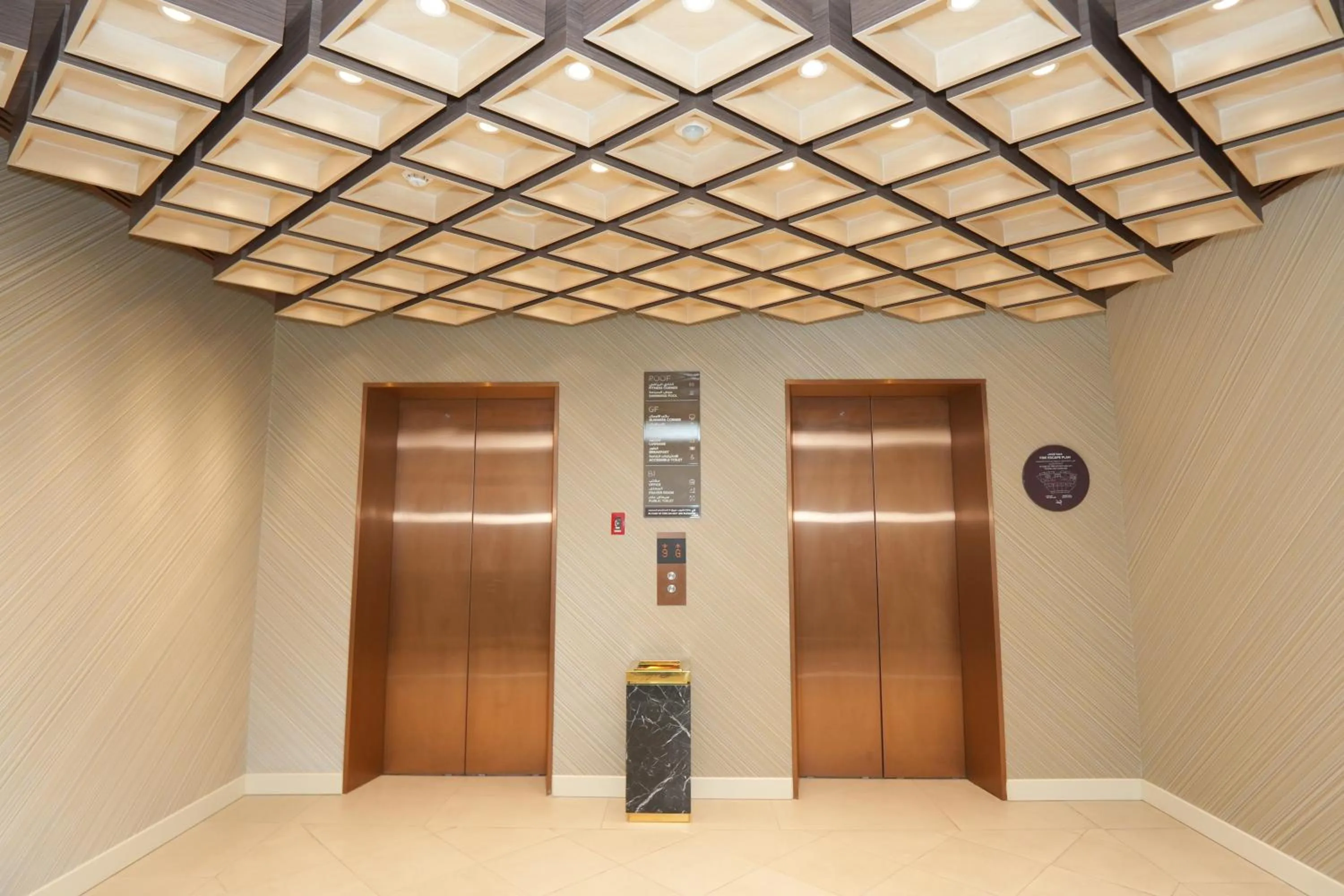 elevator in Pavilion Hotel Al Jaddaf - Former Citadines Culture Village