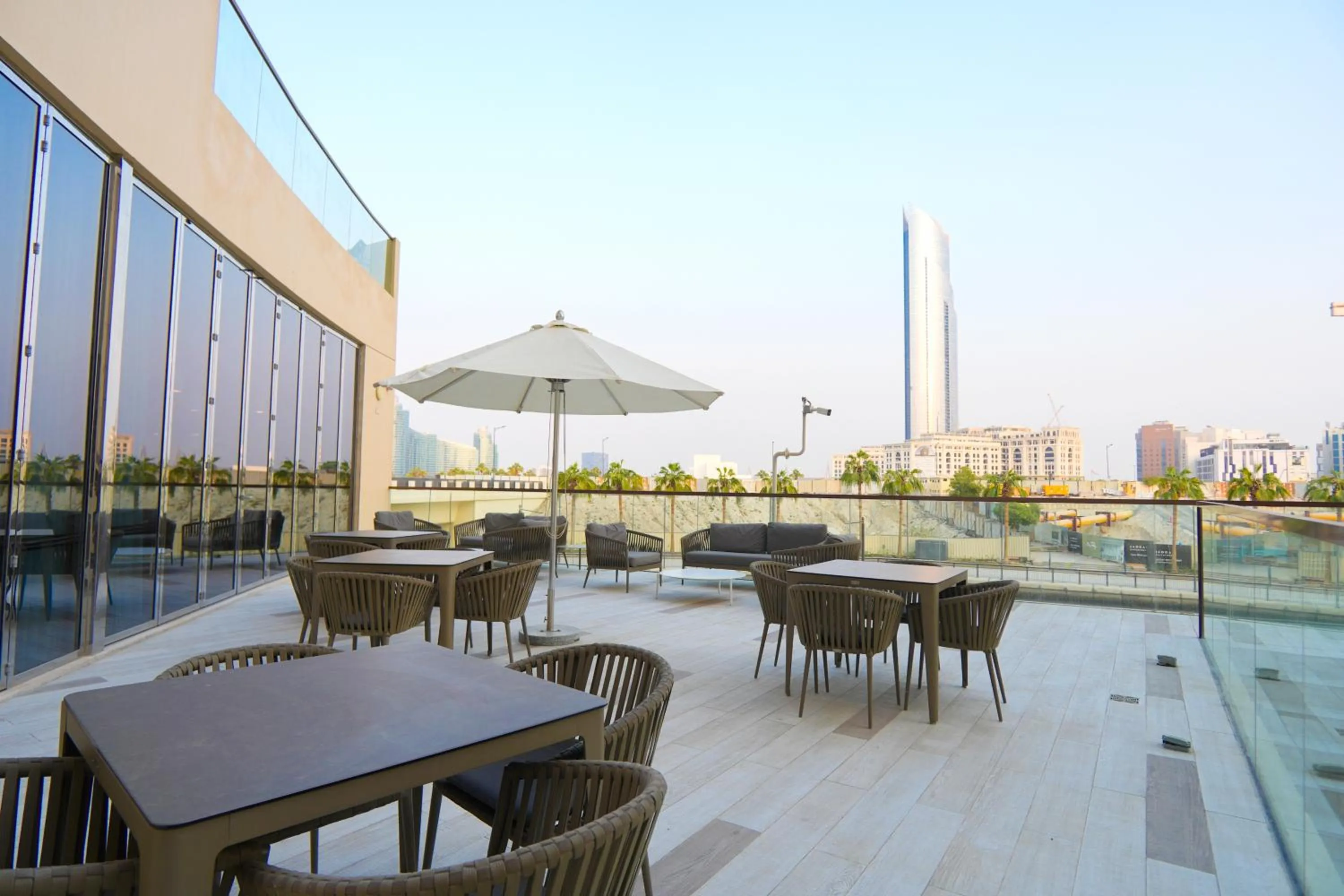 Balcony/Terrace in Pavilion Hotel Al Jaddaf - Former Citadines Culture Village