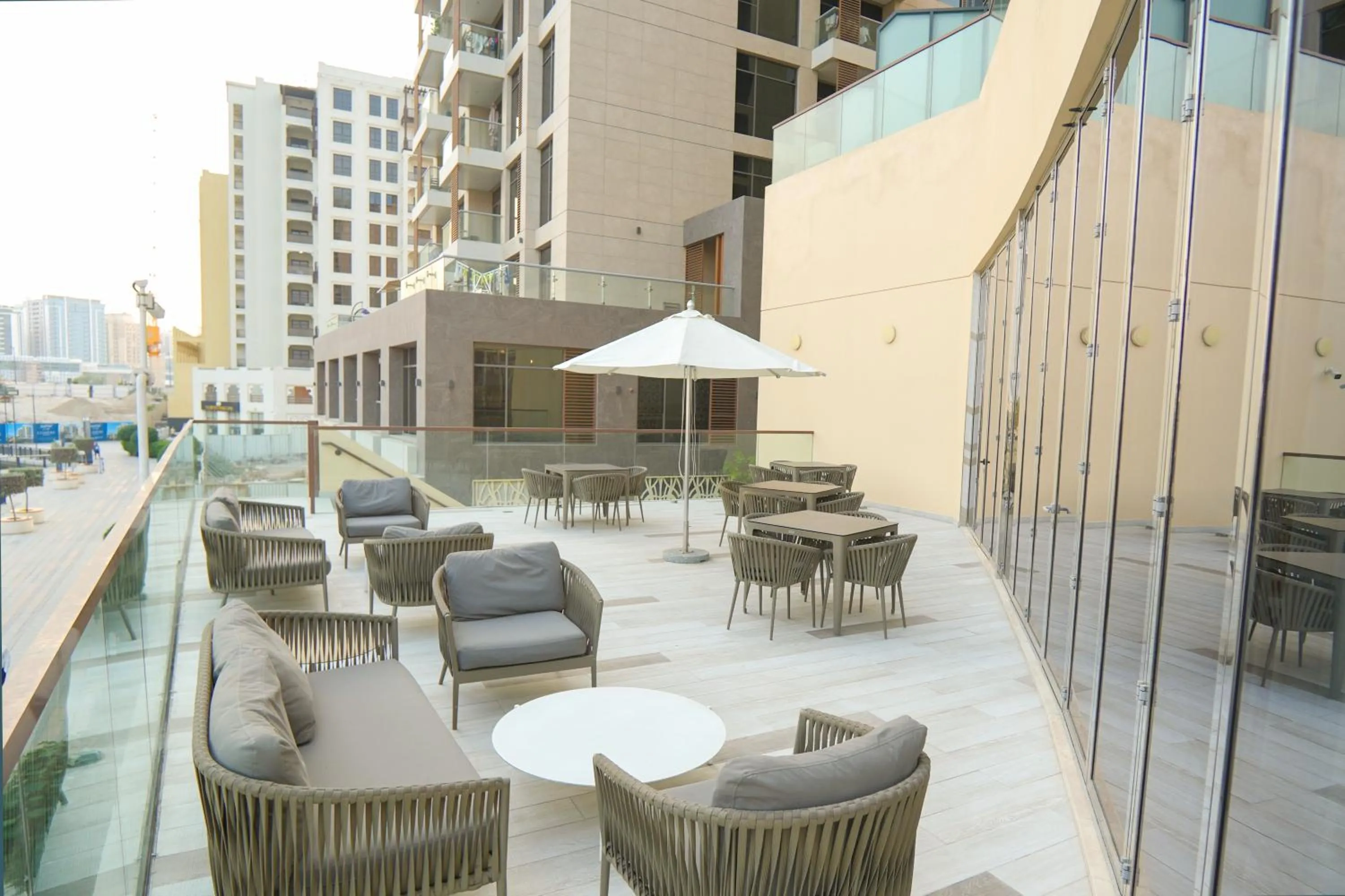Balcony/Terrace in Pavilion Hotel Al Jaddaf - Former Citadines Culture Village
