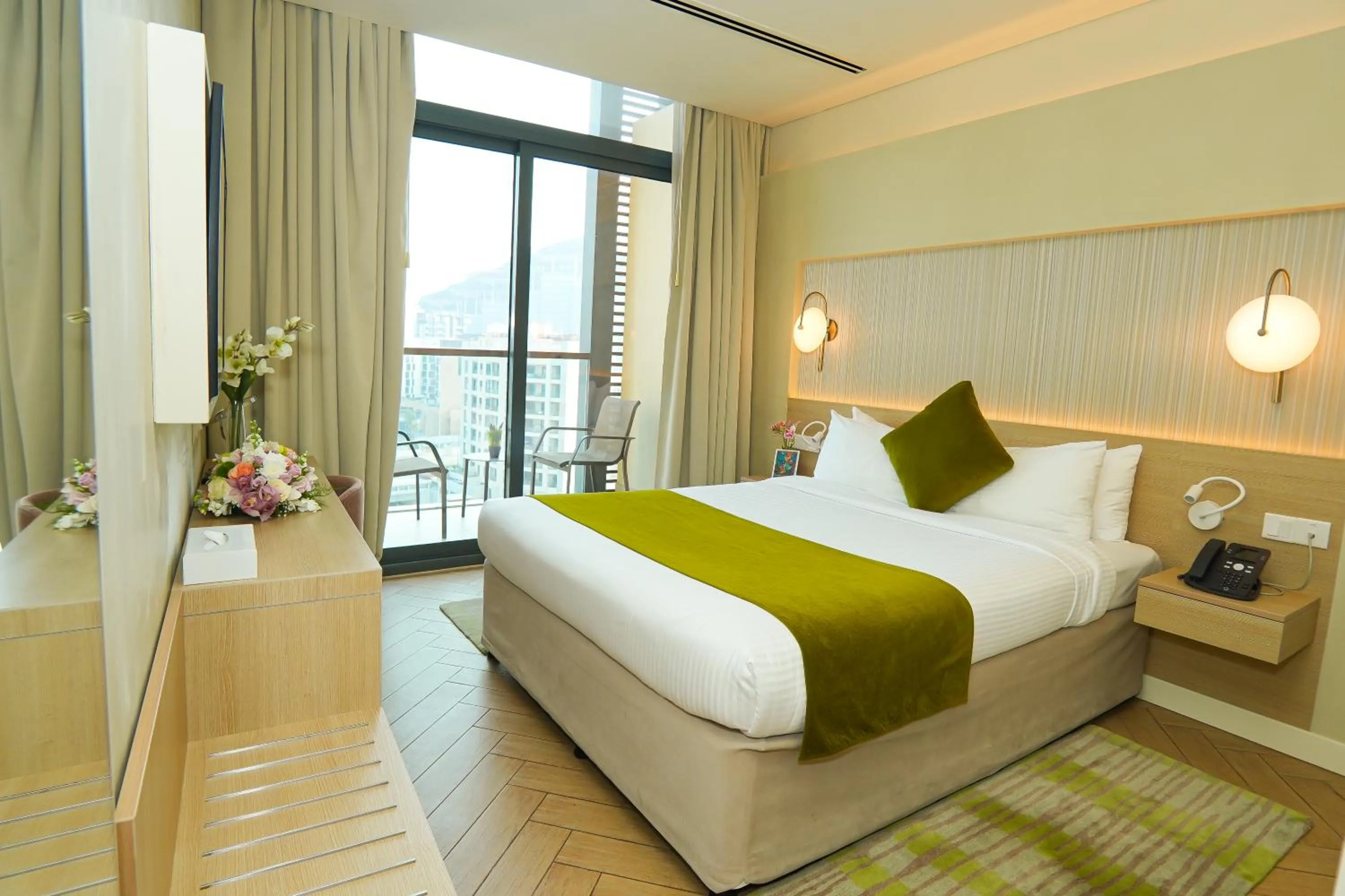 Bed in Pavilion Hotel Al Jaddaf - Former Citadines Culture Village