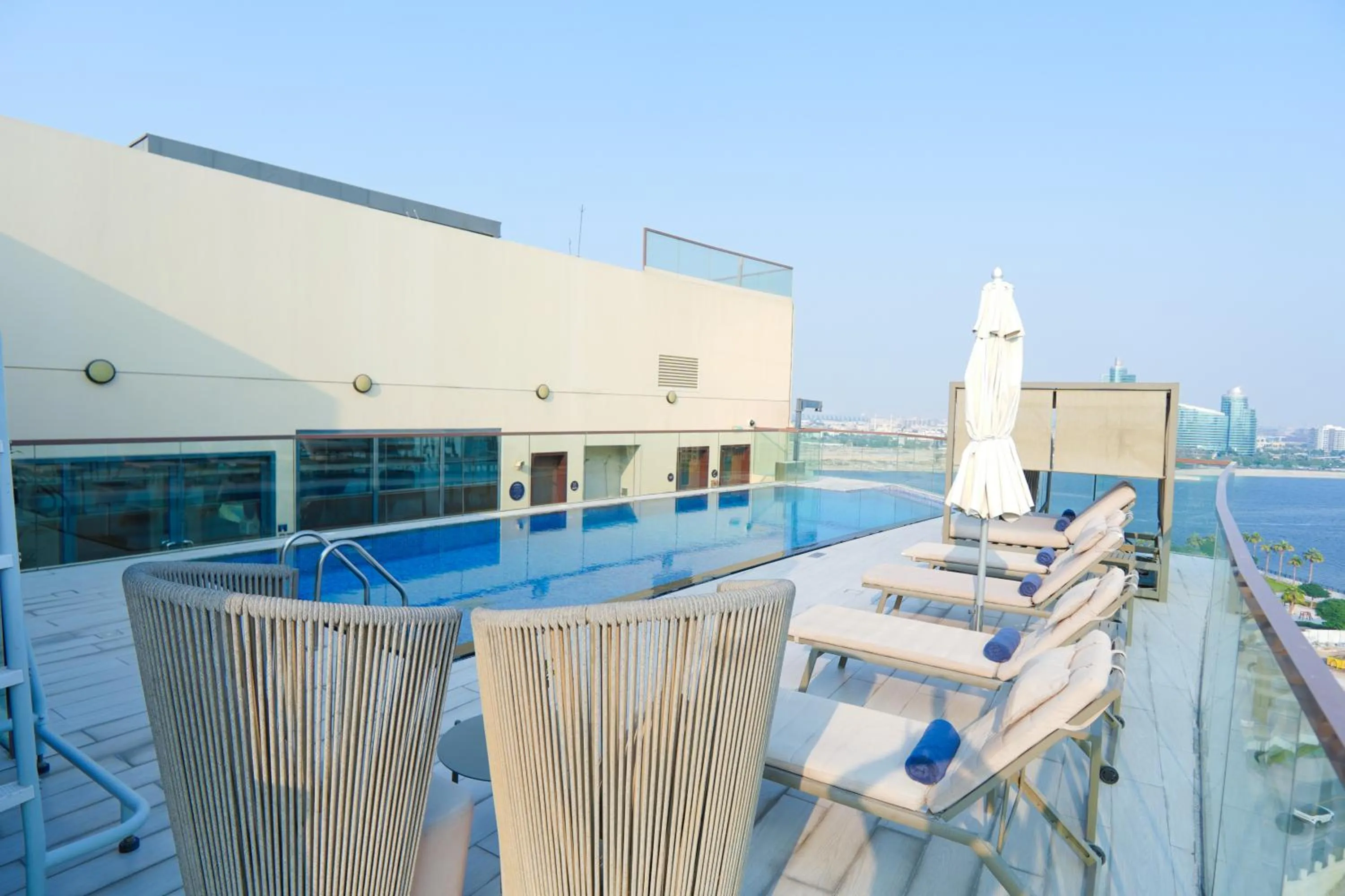 Pool view in Pavilion Hotel Al Jaddaf - Former Citadines Culture Village