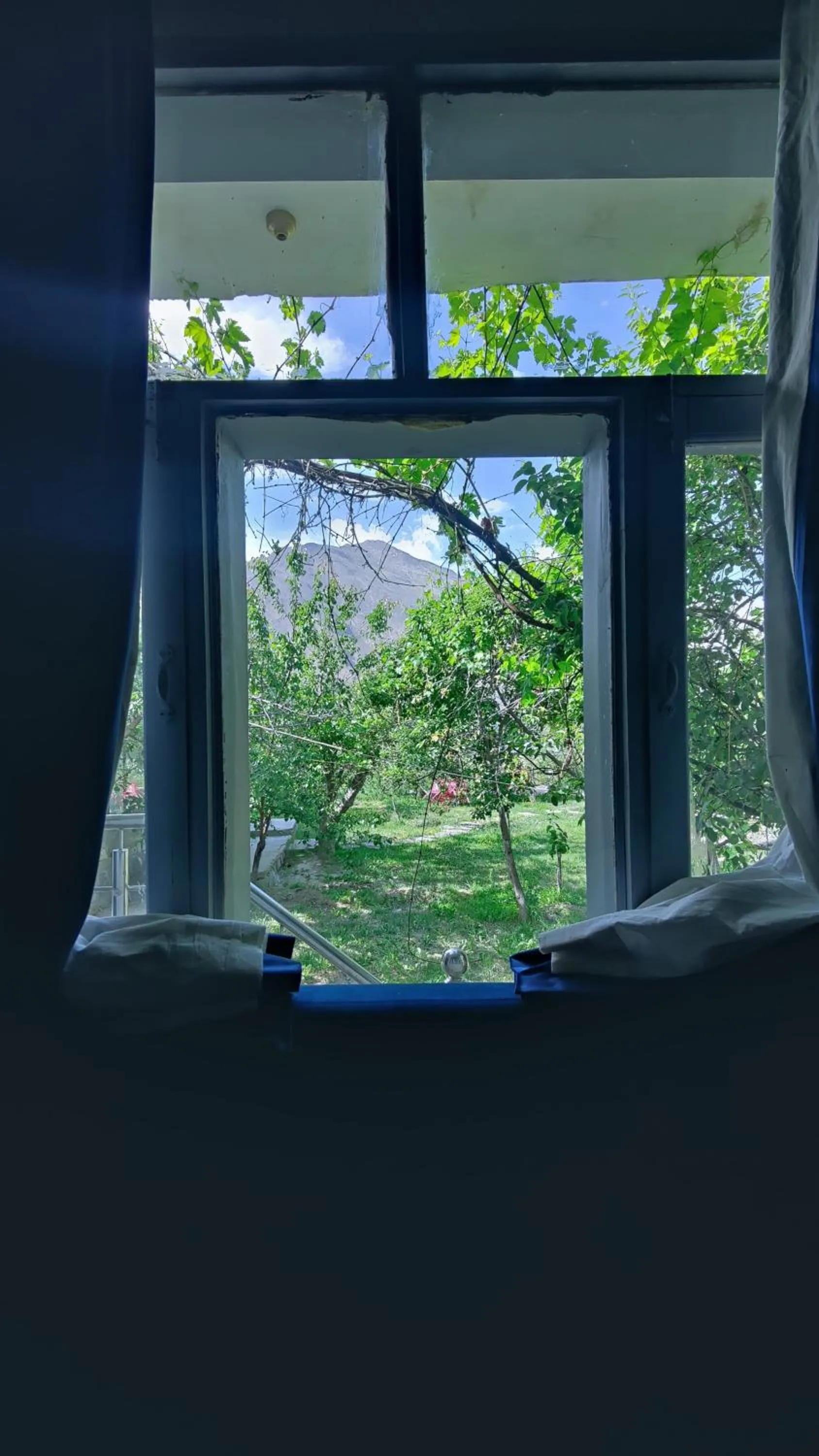 Bed in Grapes Garden Resort Hunza