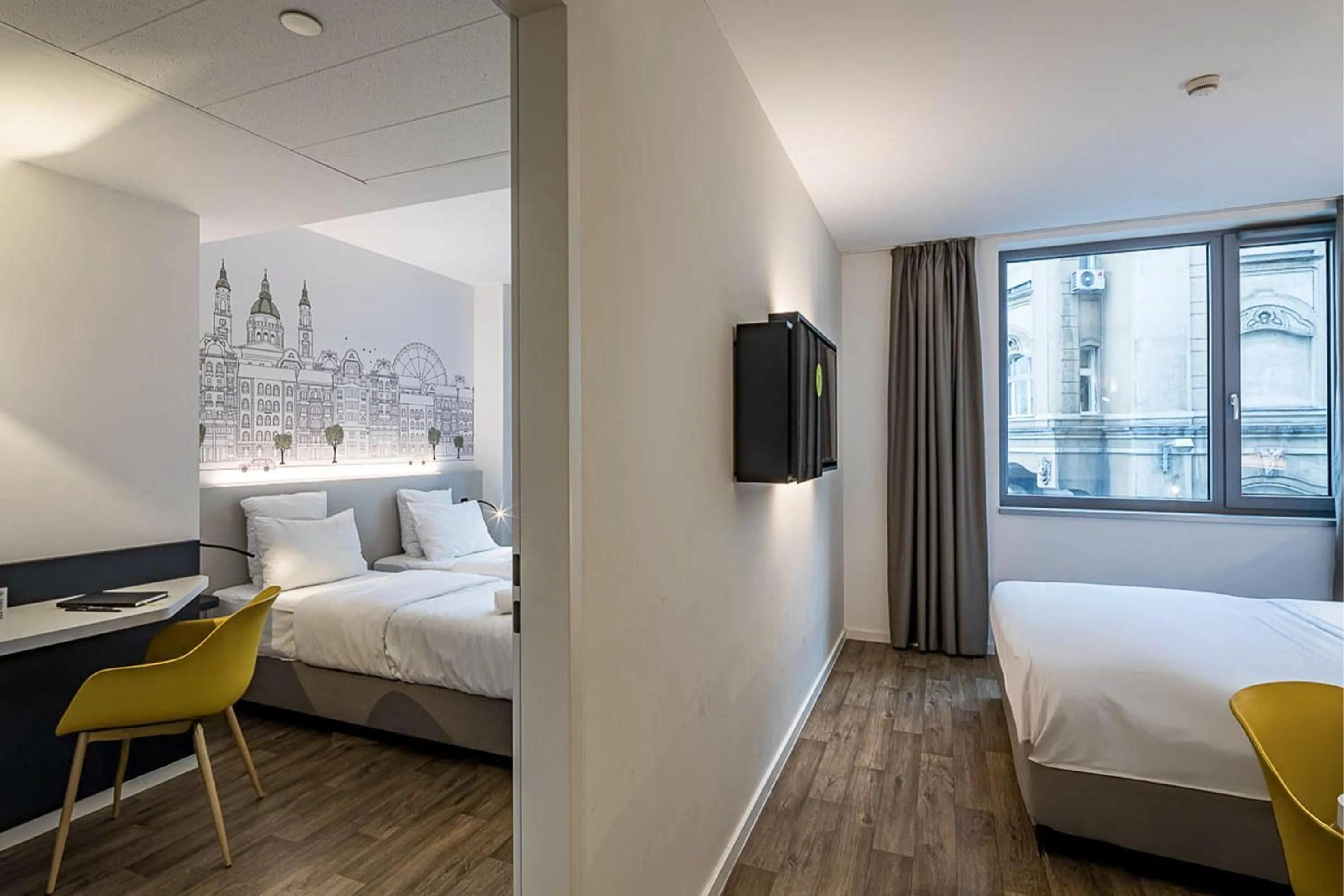 Photo of the whole room, Bed in B&B Hotel Budapest City