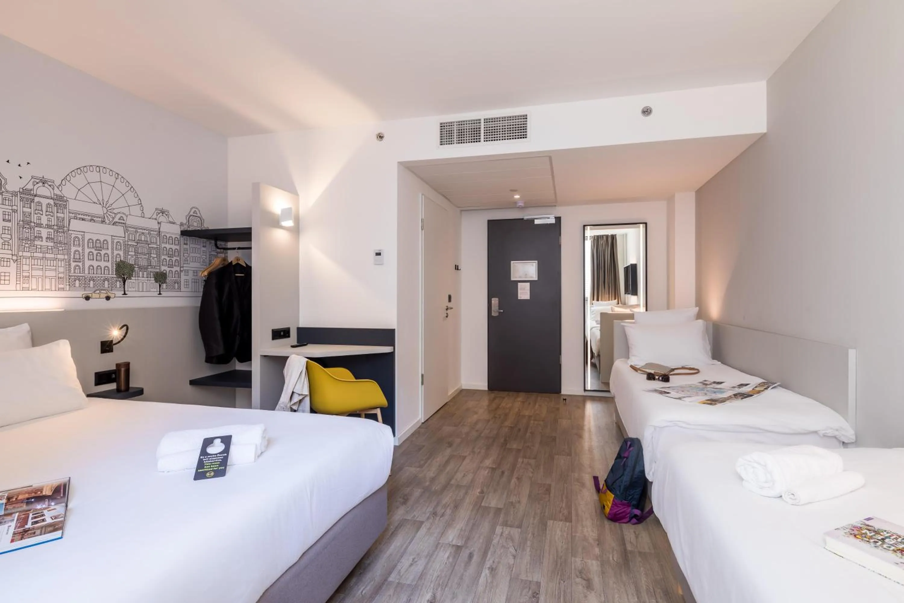 Photo of the whole room, Bed in B&B Hotel Budapest City