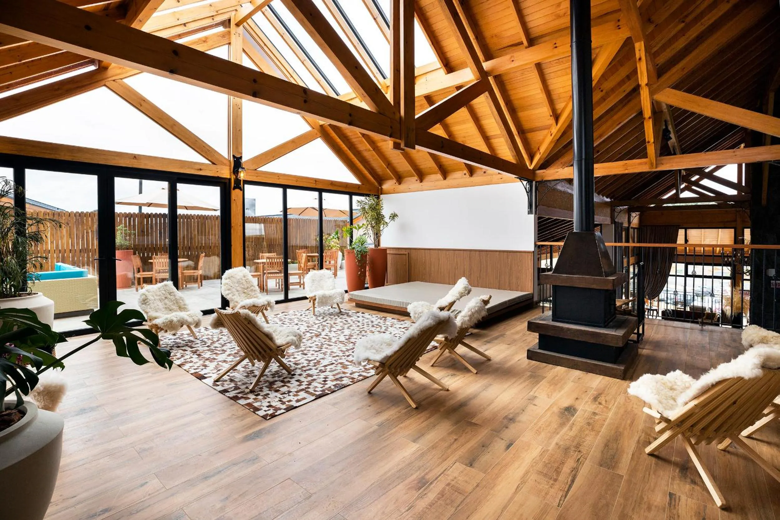 Seating area in Cerro Azul Hotel Fazenda