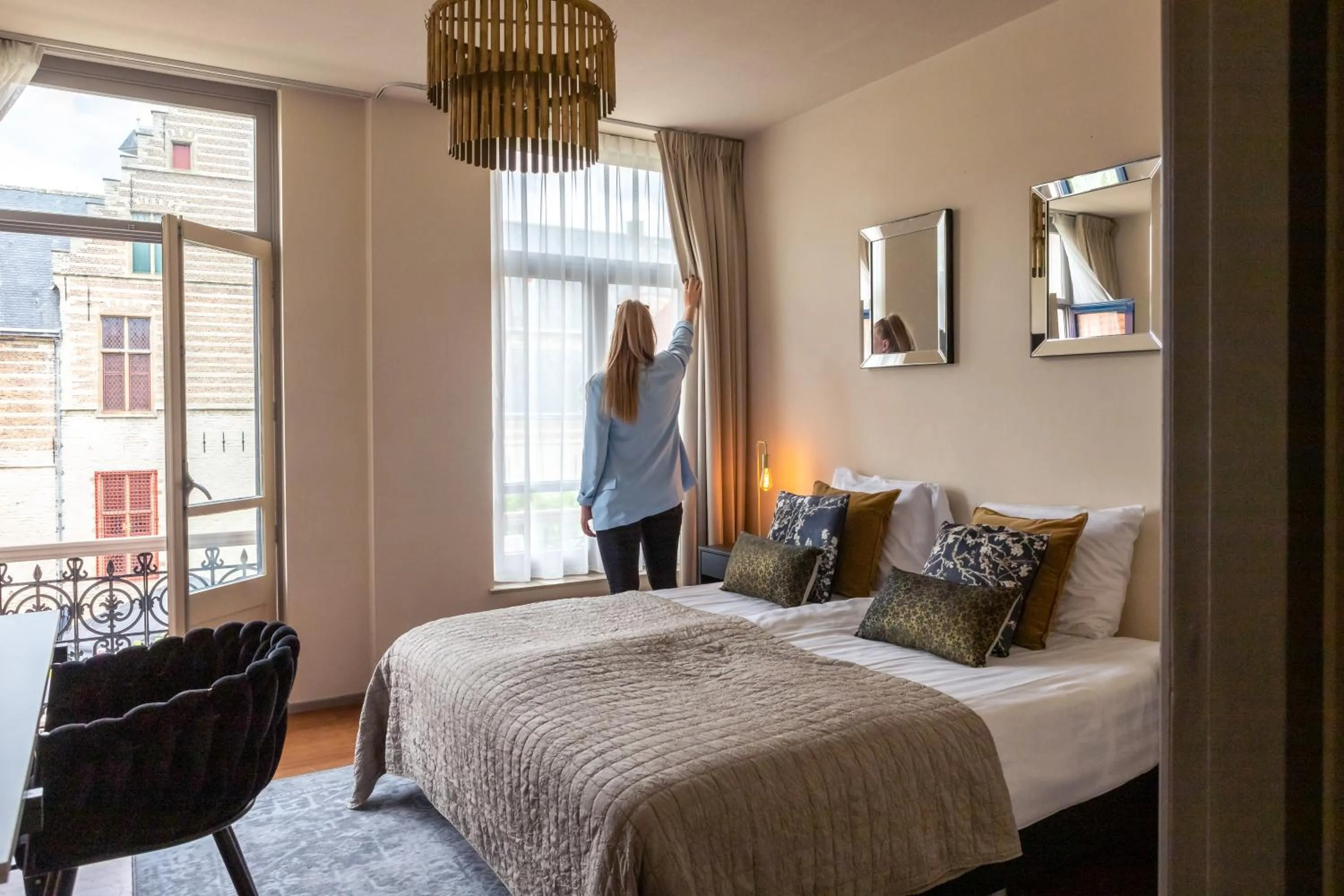 Bed in Boutique Hotel No5