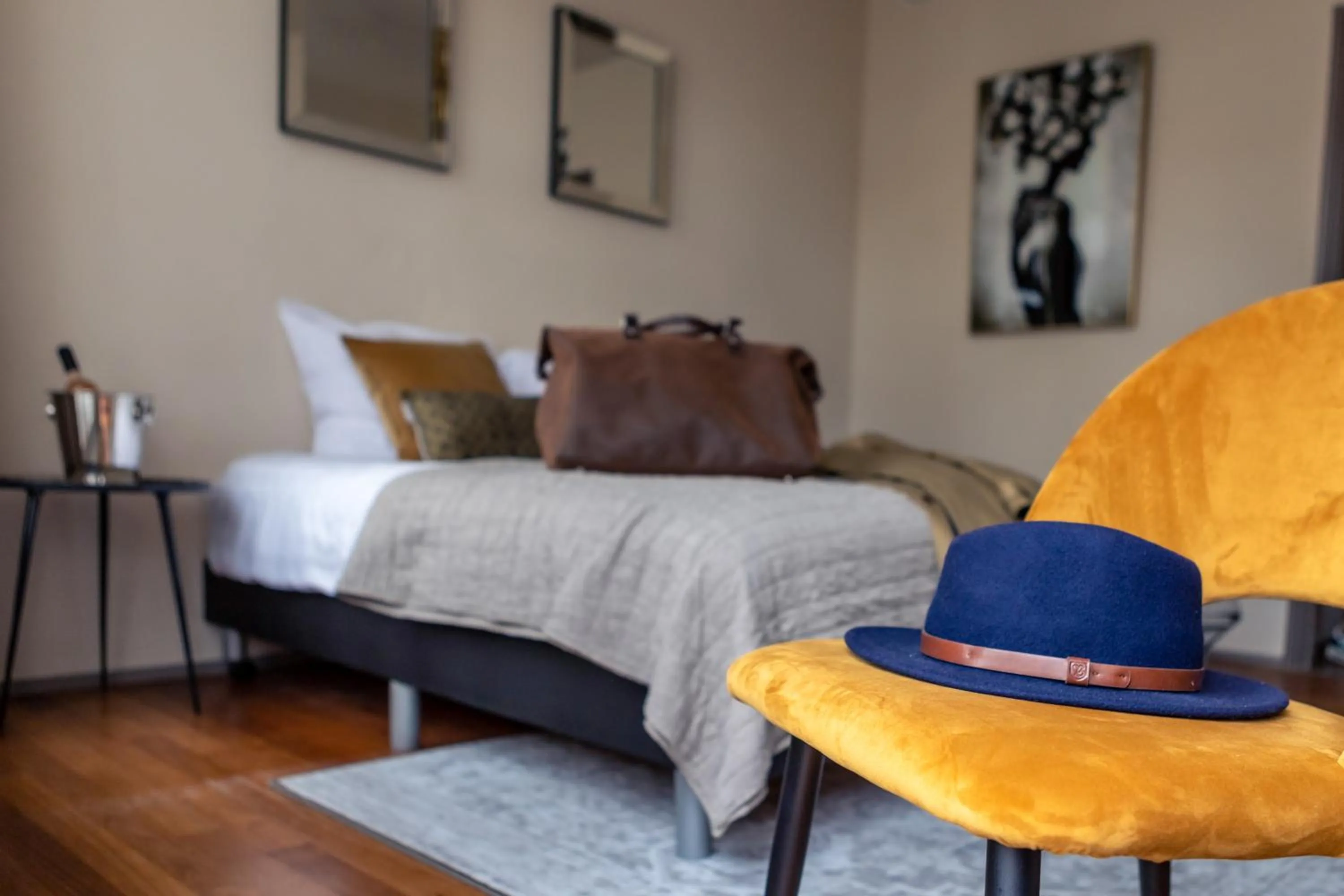 Bed in Boutique Hotel No5