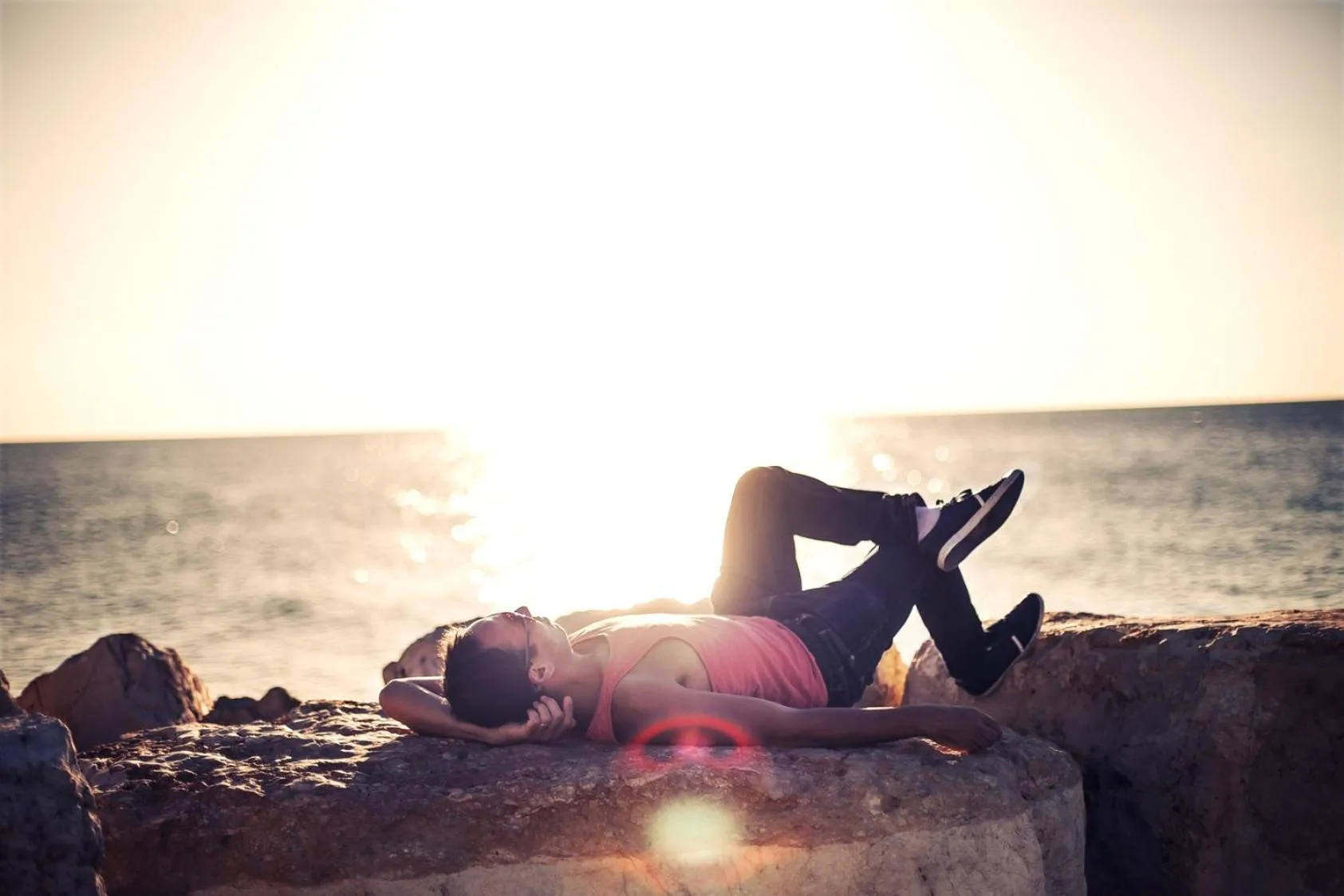 Sunset in Villa Brown Tel-Aviv, a member of Brown Hotels