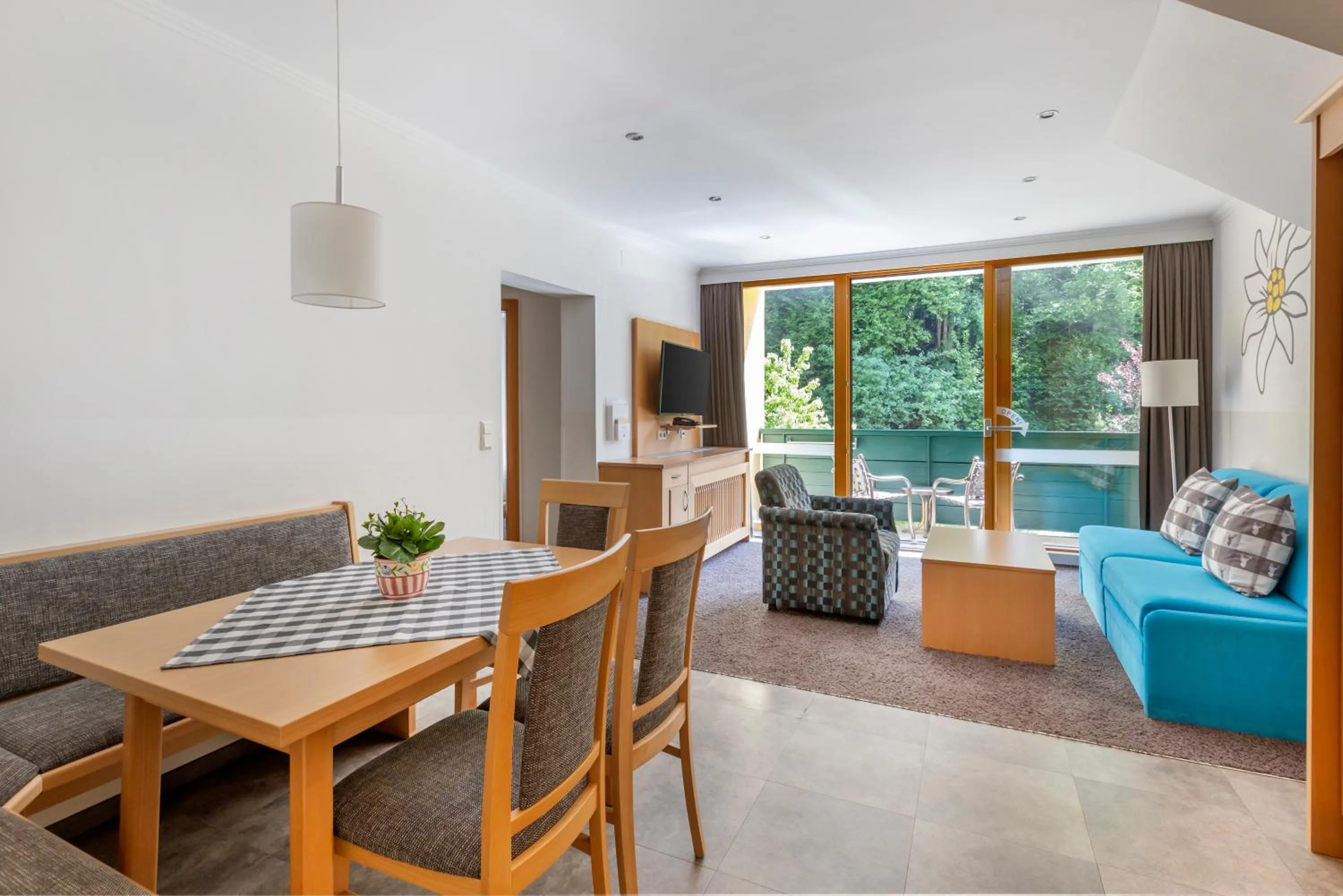 Seating area in Alpine Club Resort