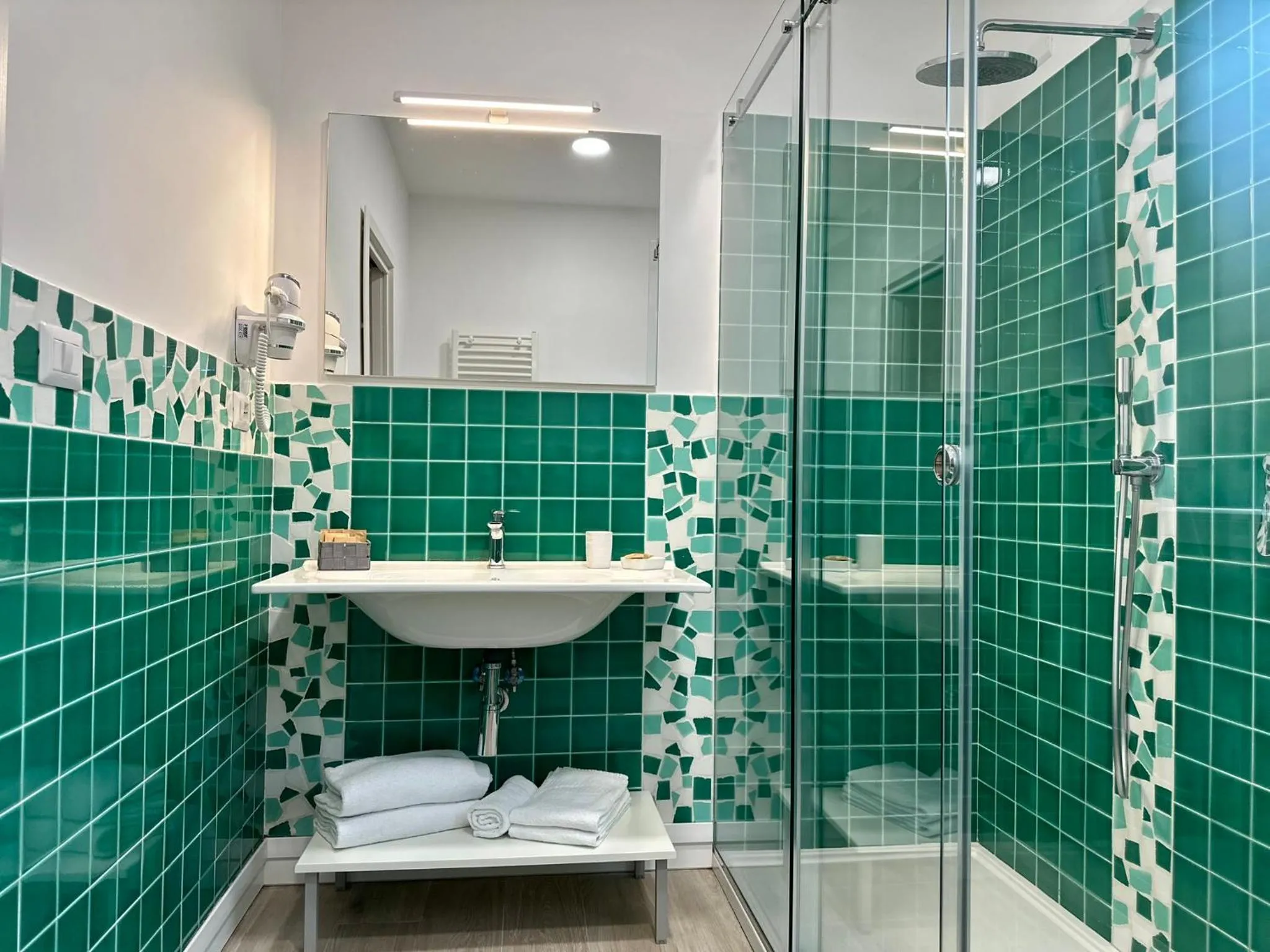 Shower in Tenuta Miranda Agriresort