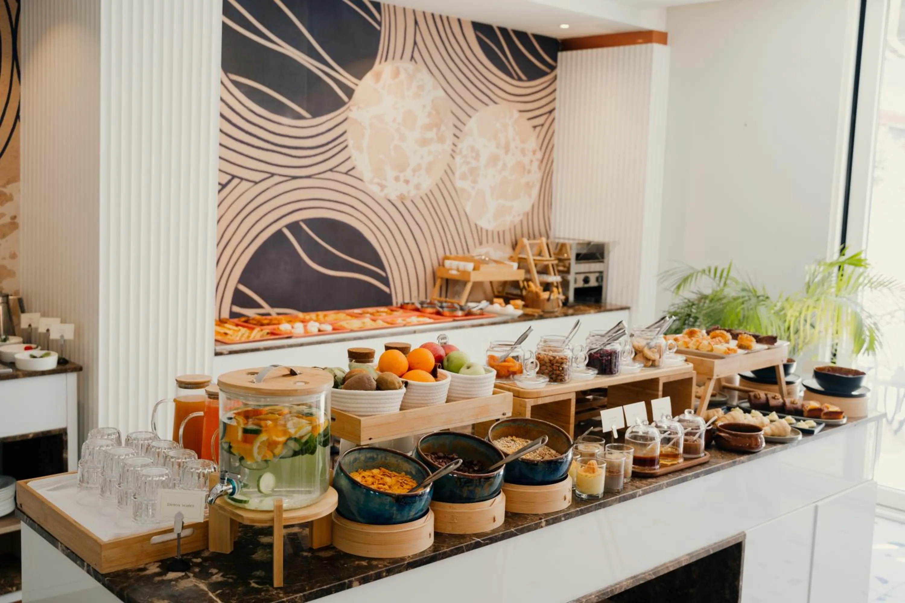 Buffet breakfast in Moenia Boutique Hotel