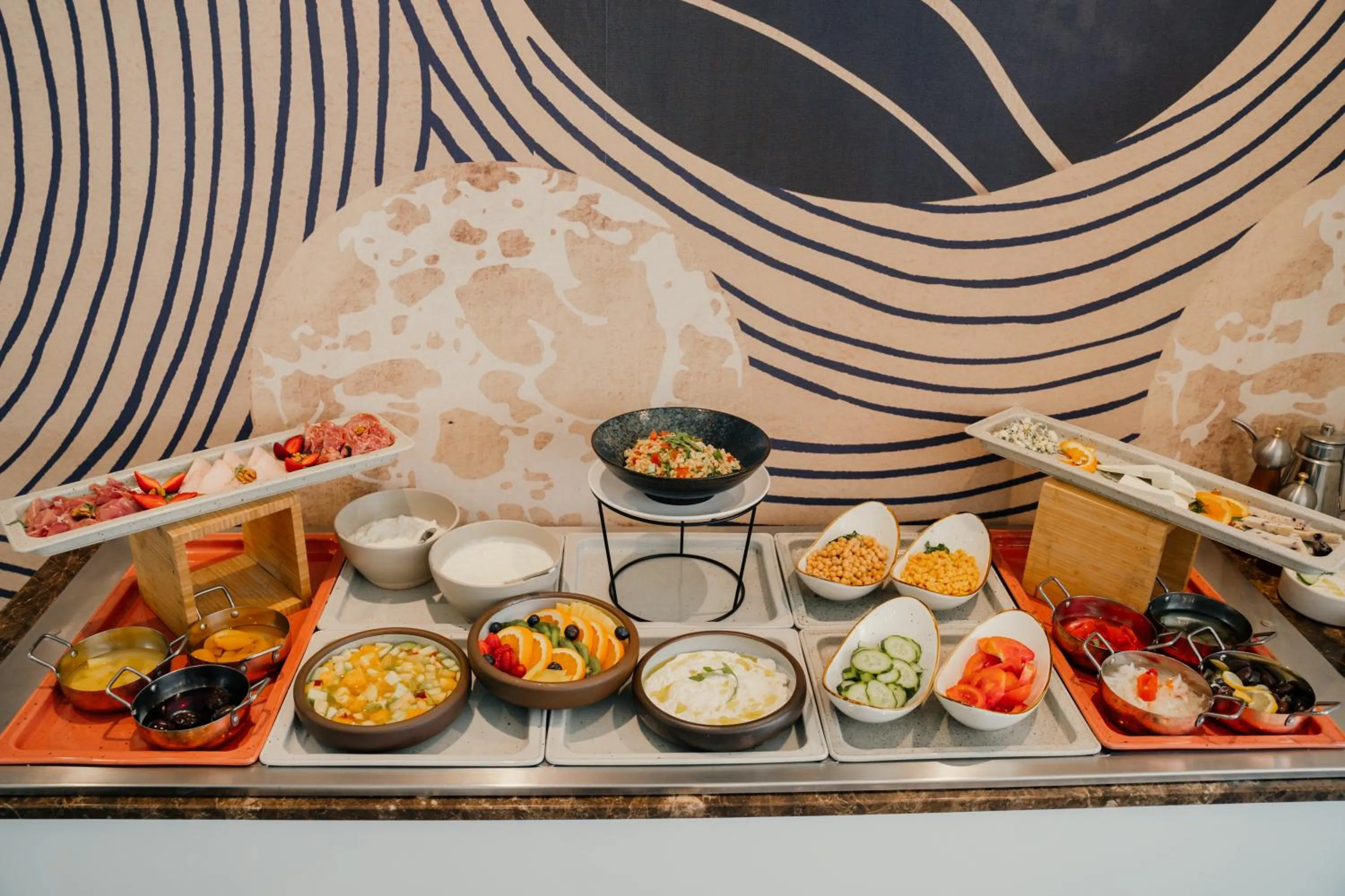 Buffet breakfast in Moenia Boutique Hotel