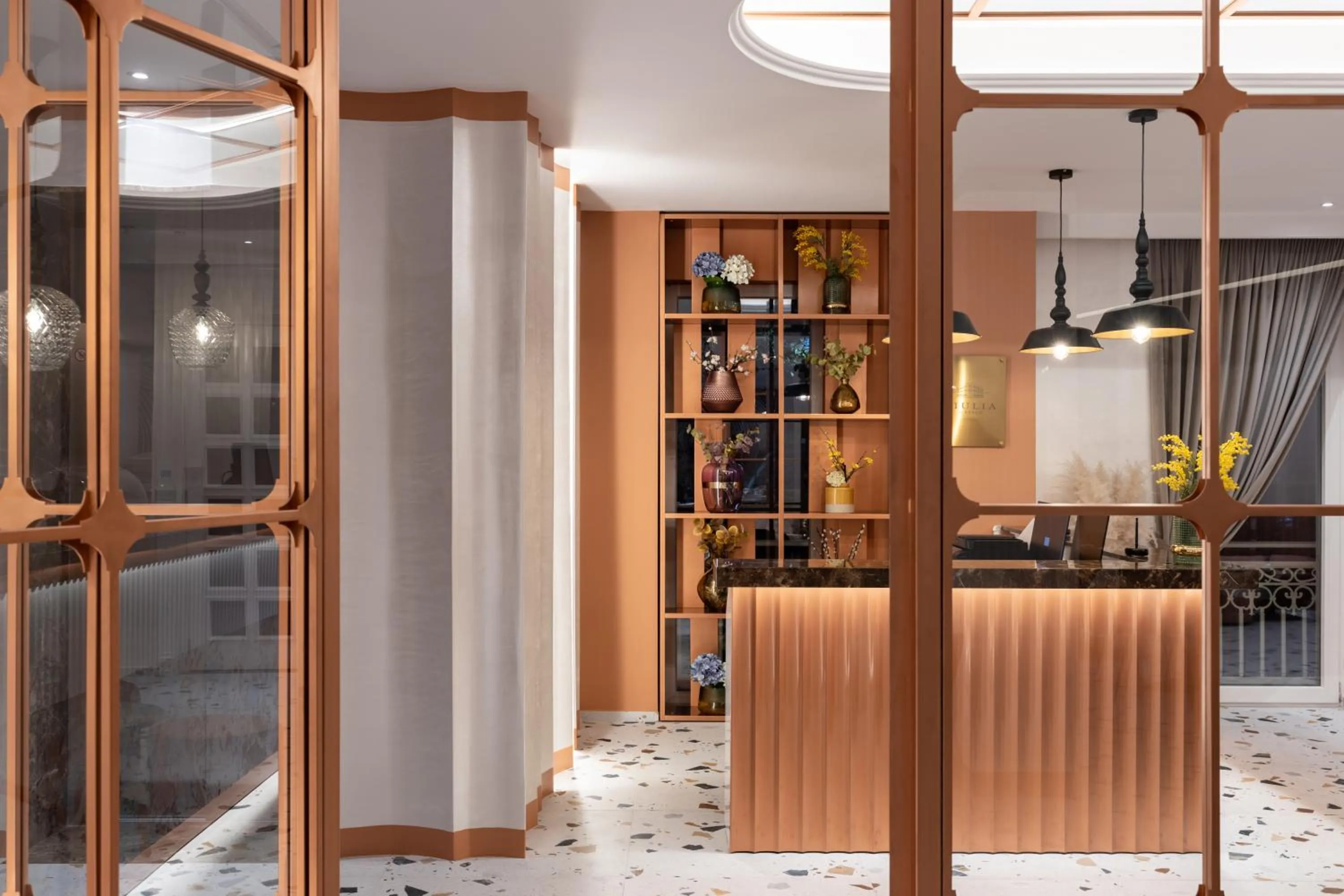 Lobby or reception in Giulia Albérgo Hotel