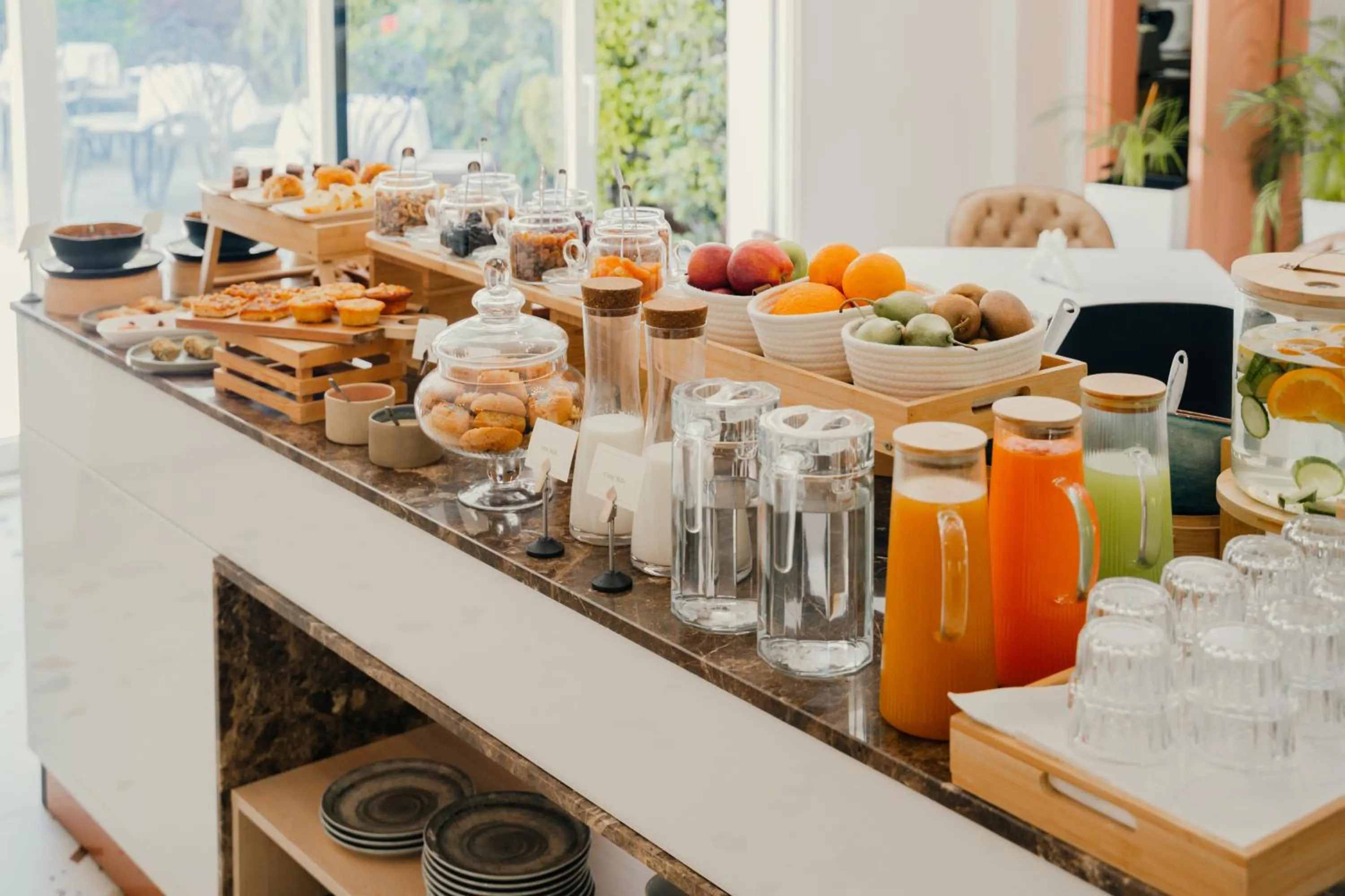 Buffet breakfast in Moenia Boutique Hotel