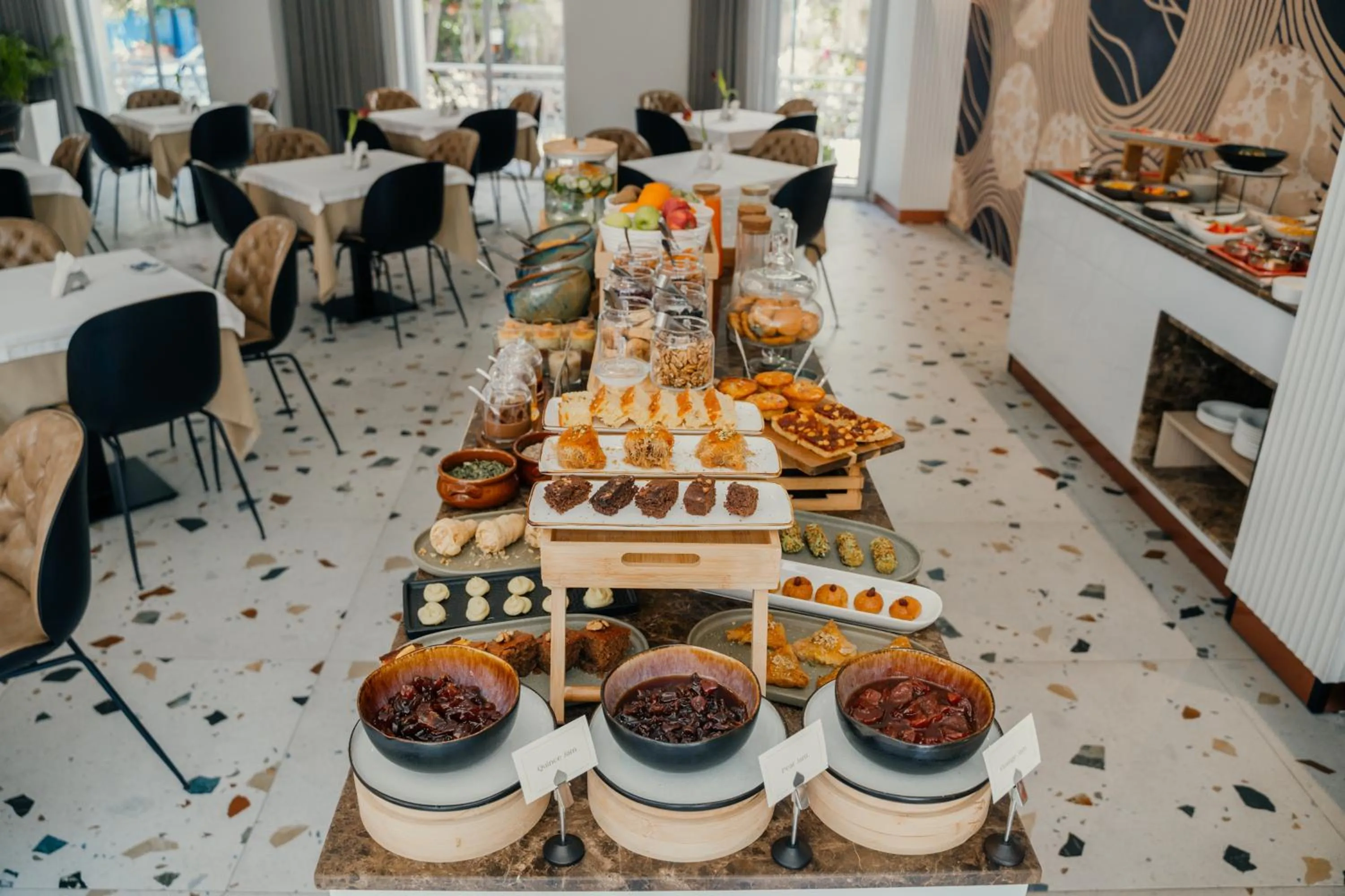 Buffet breakfast in Moenia Boutique Hotel