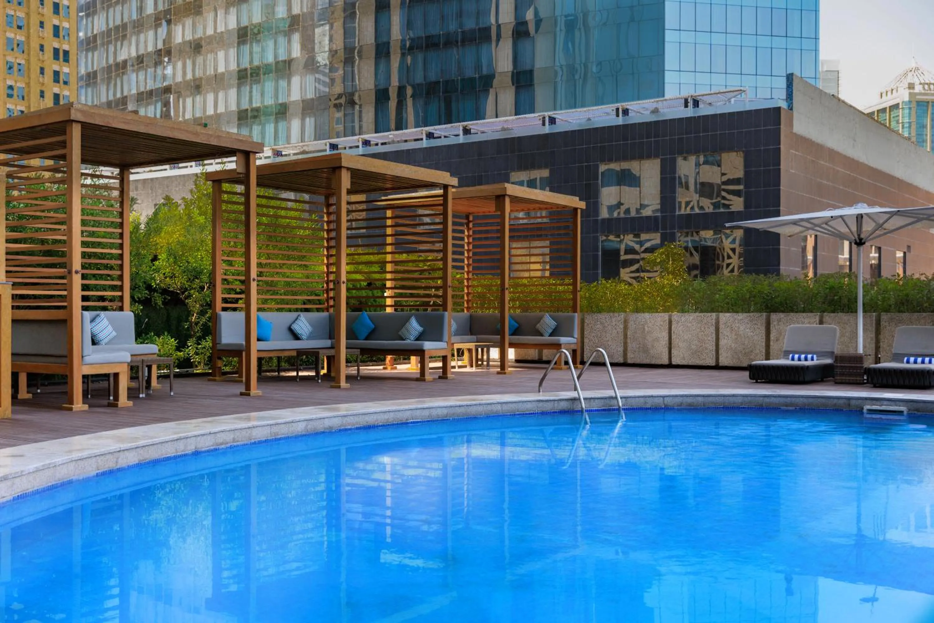 Pool view in Somerset West Bay Doha