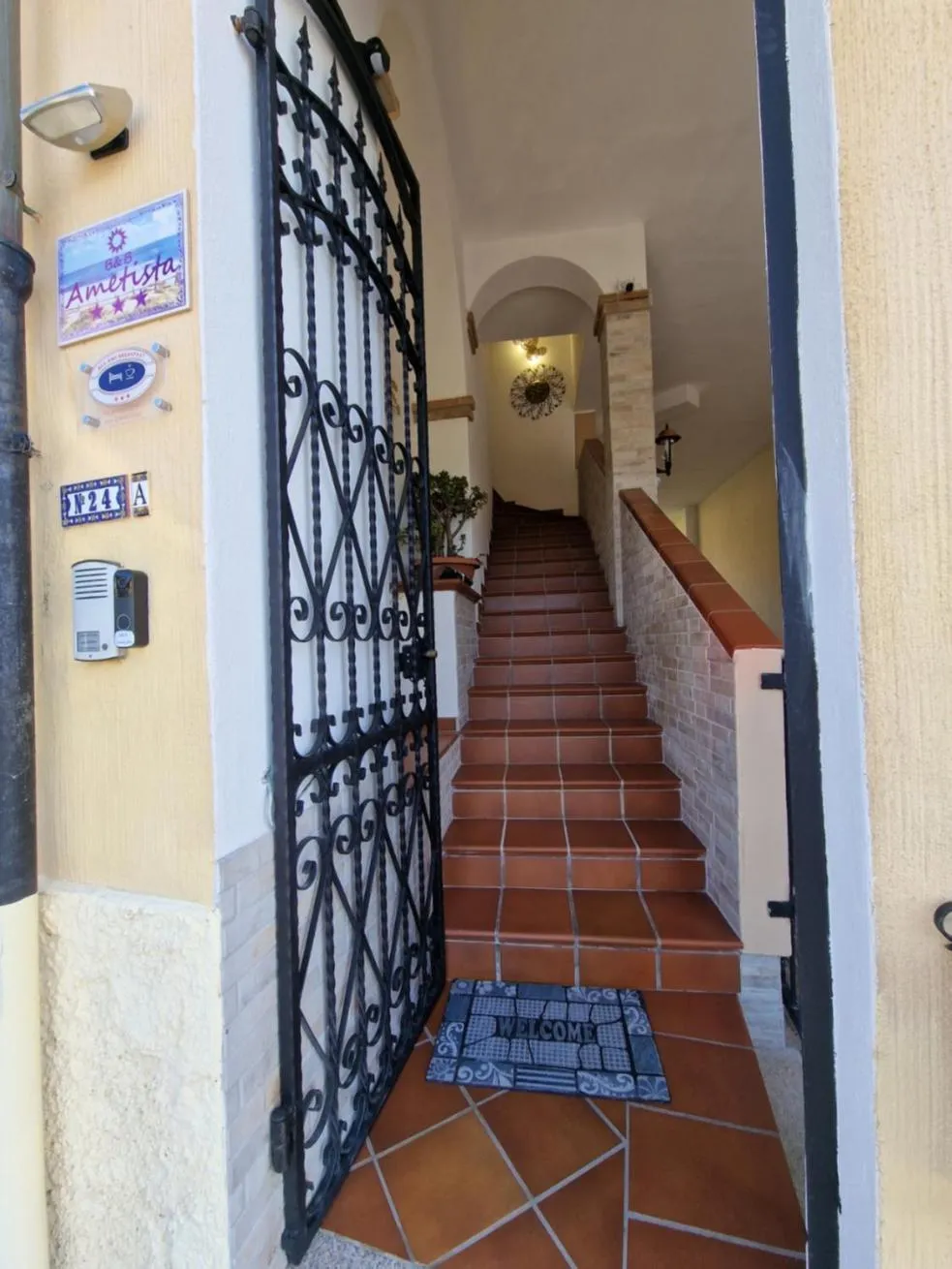 Facade/entrance in B&B Ametista