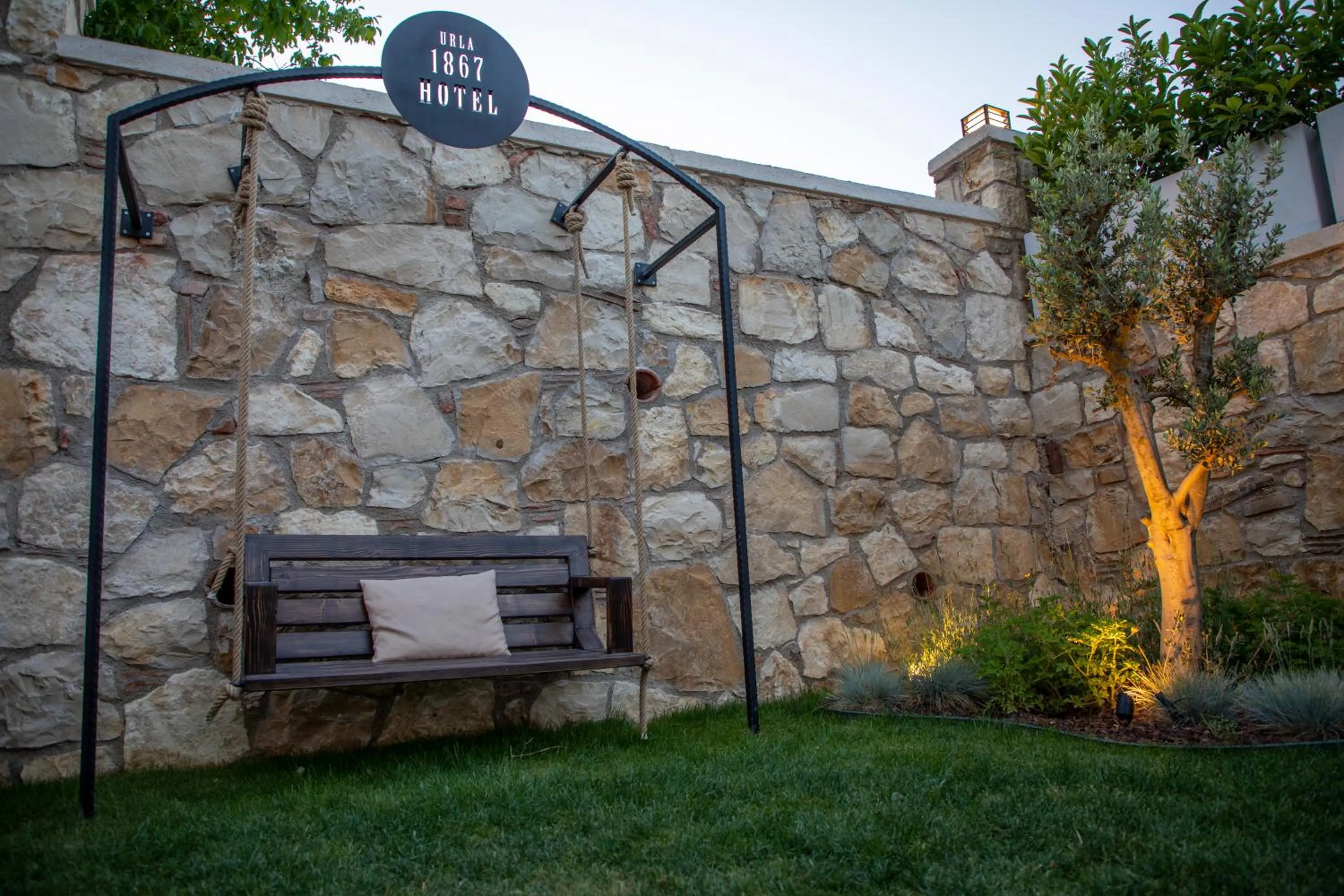 Garden in Urla 1867 Hotel