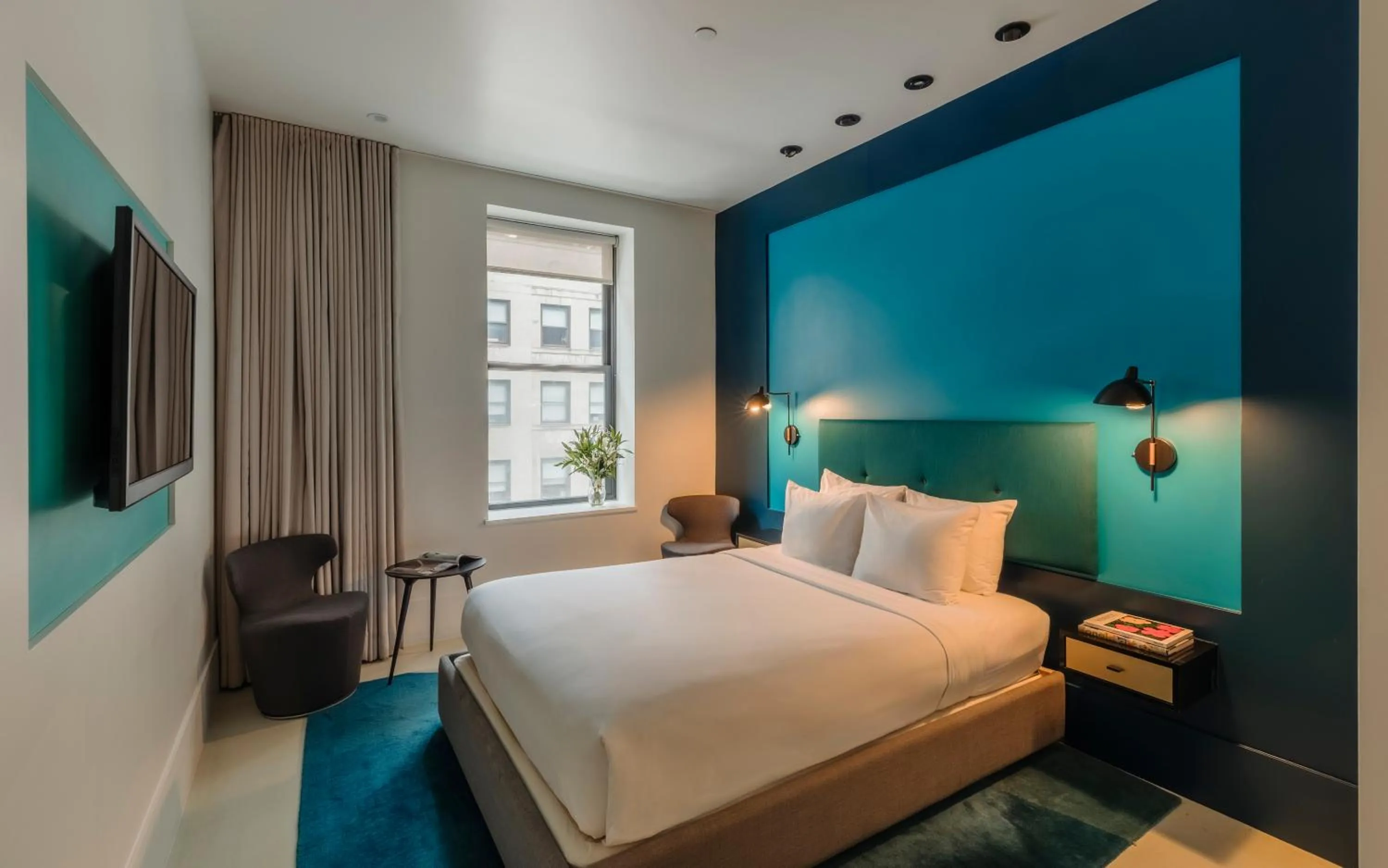 TV and multimedia, Bed in The William Hotel Midtown, New York
