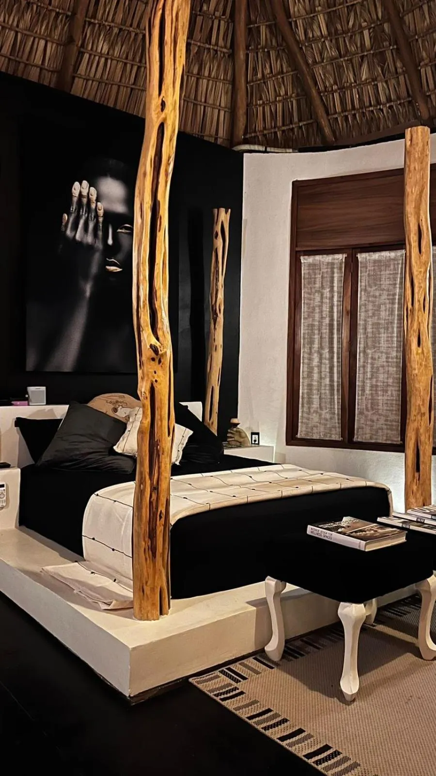 Bedroom in Cabañas Sicarú Mazunte