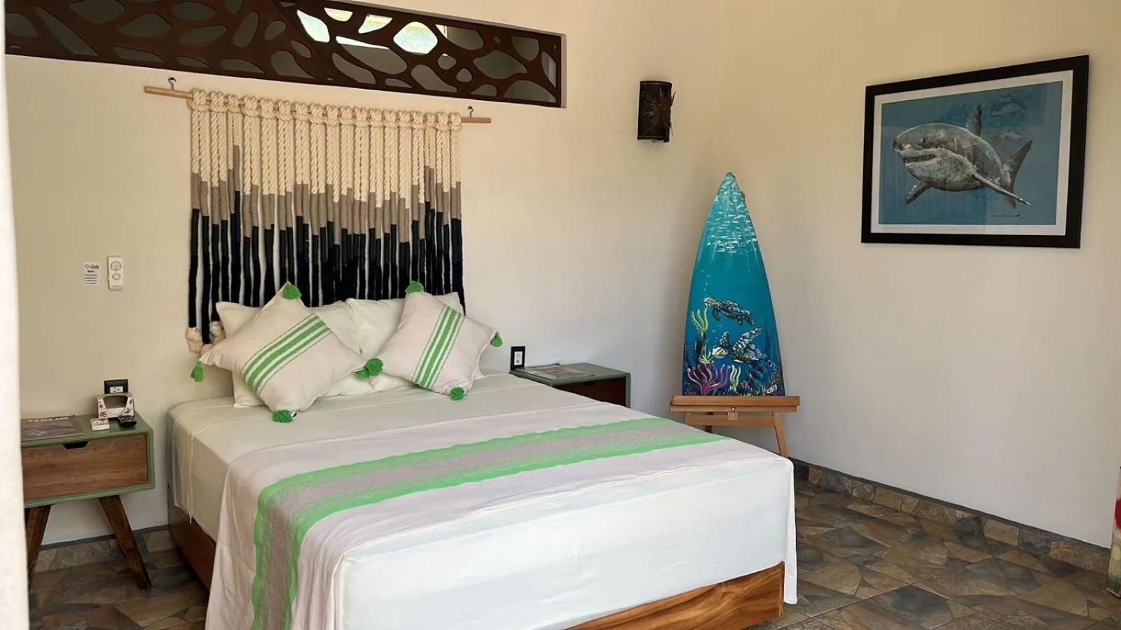 Bedroom in Cabañas Sicarú Mazunte